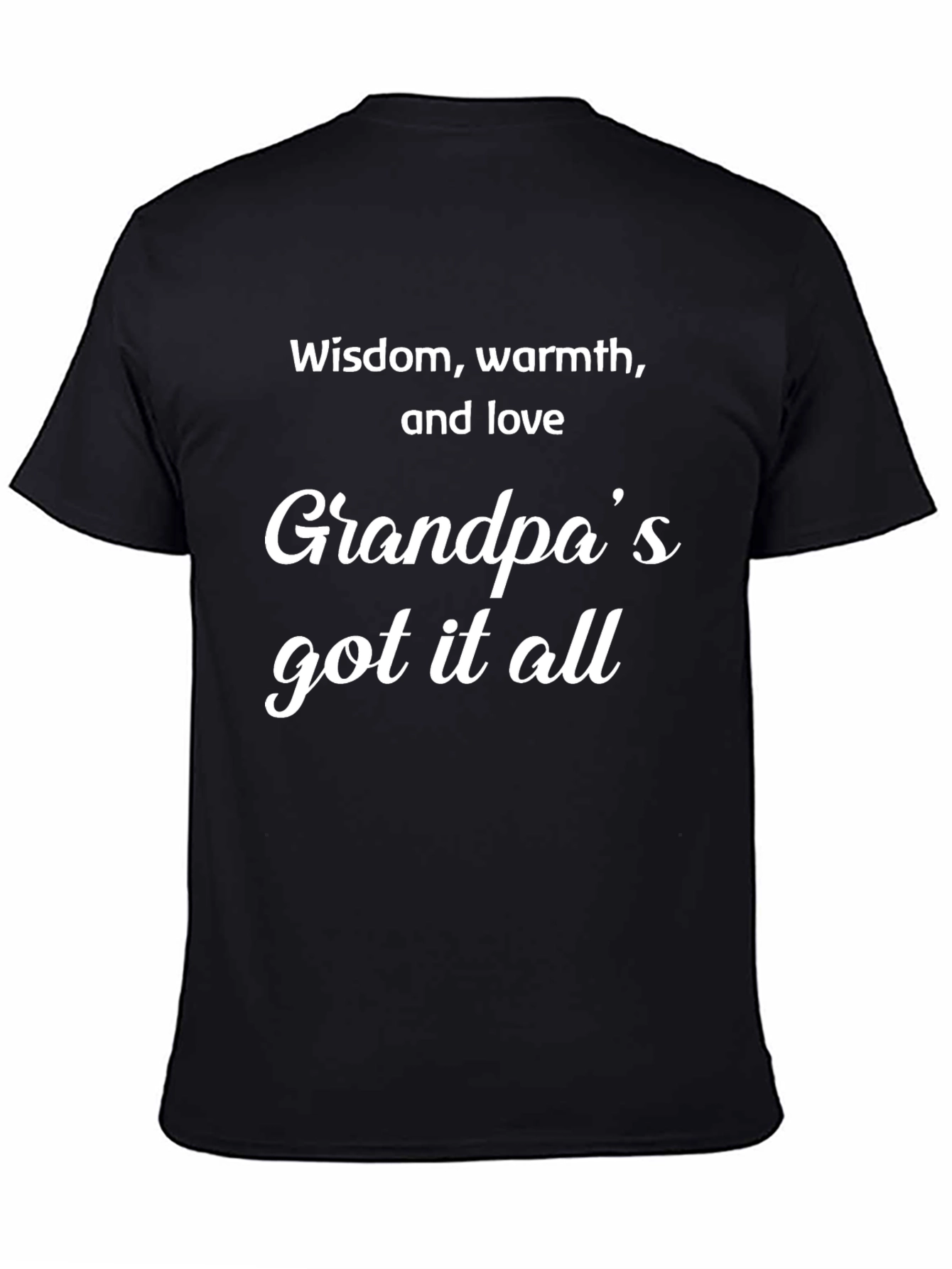 Black Grandpa's Got It All T-Shirt view 4