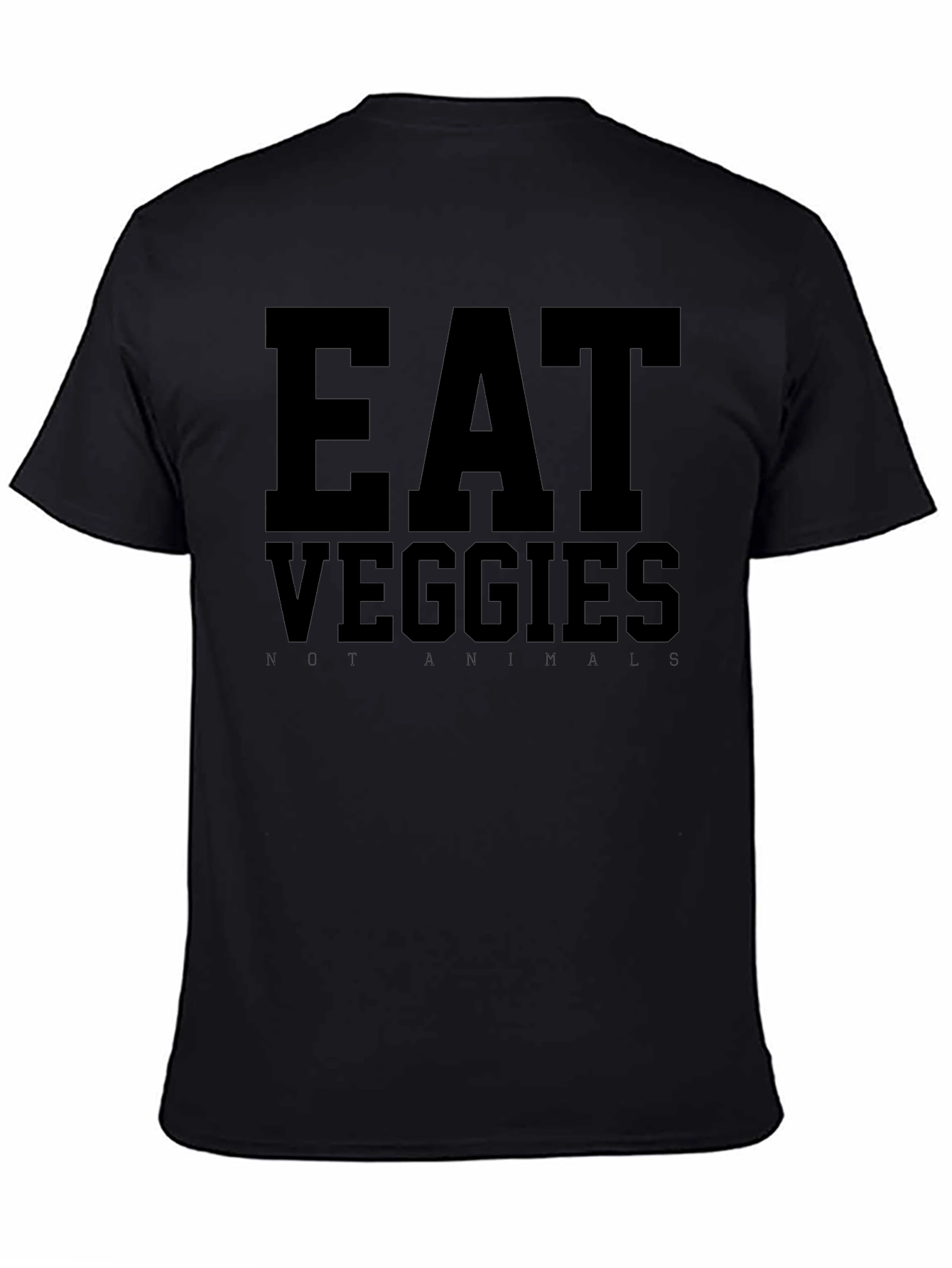 Eat Veggies Not Animals Graphic Tee - Vegan T-Shirt - 4