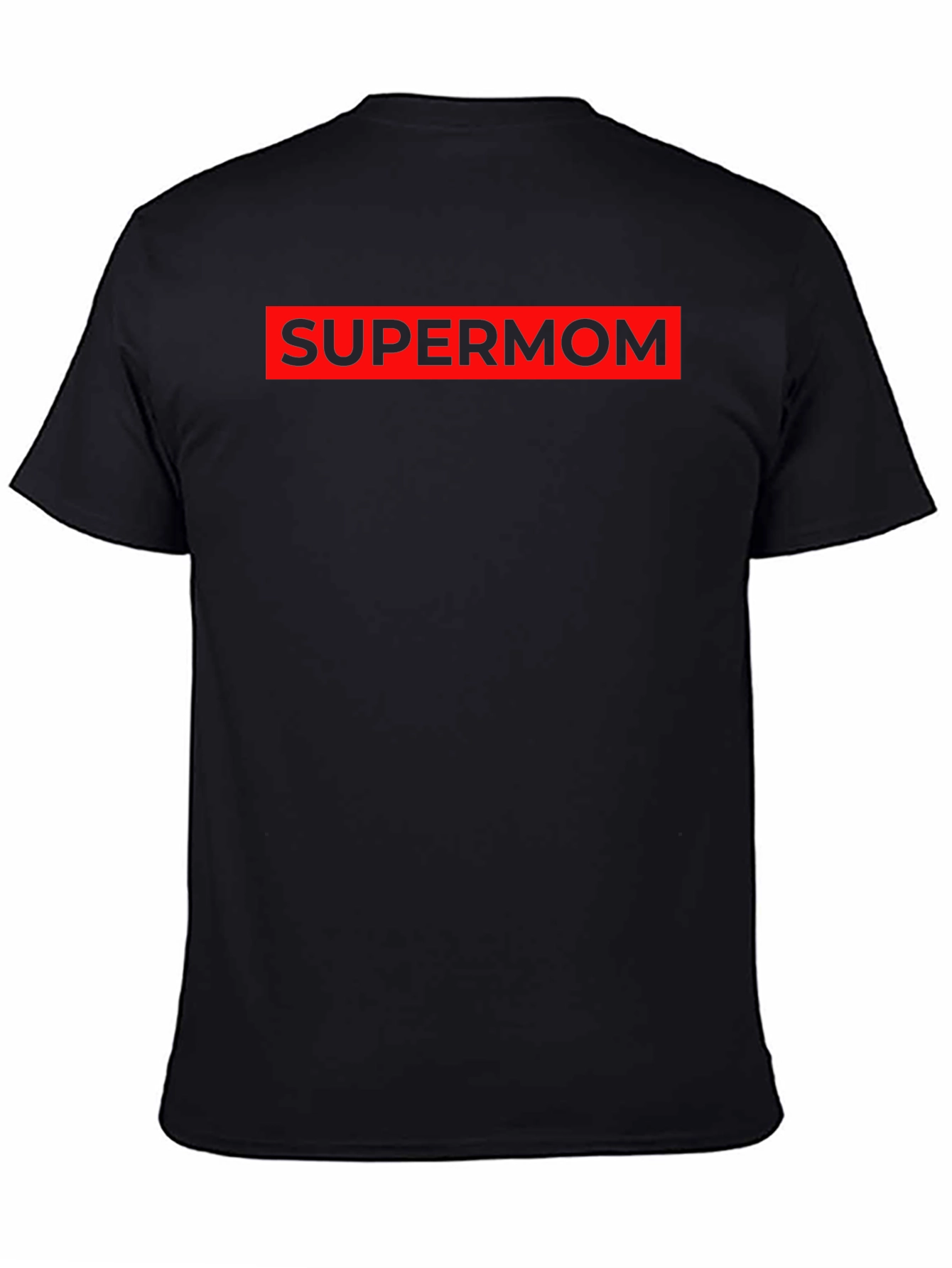 Black Supermom Graphic T-Shirt - Black view 4
