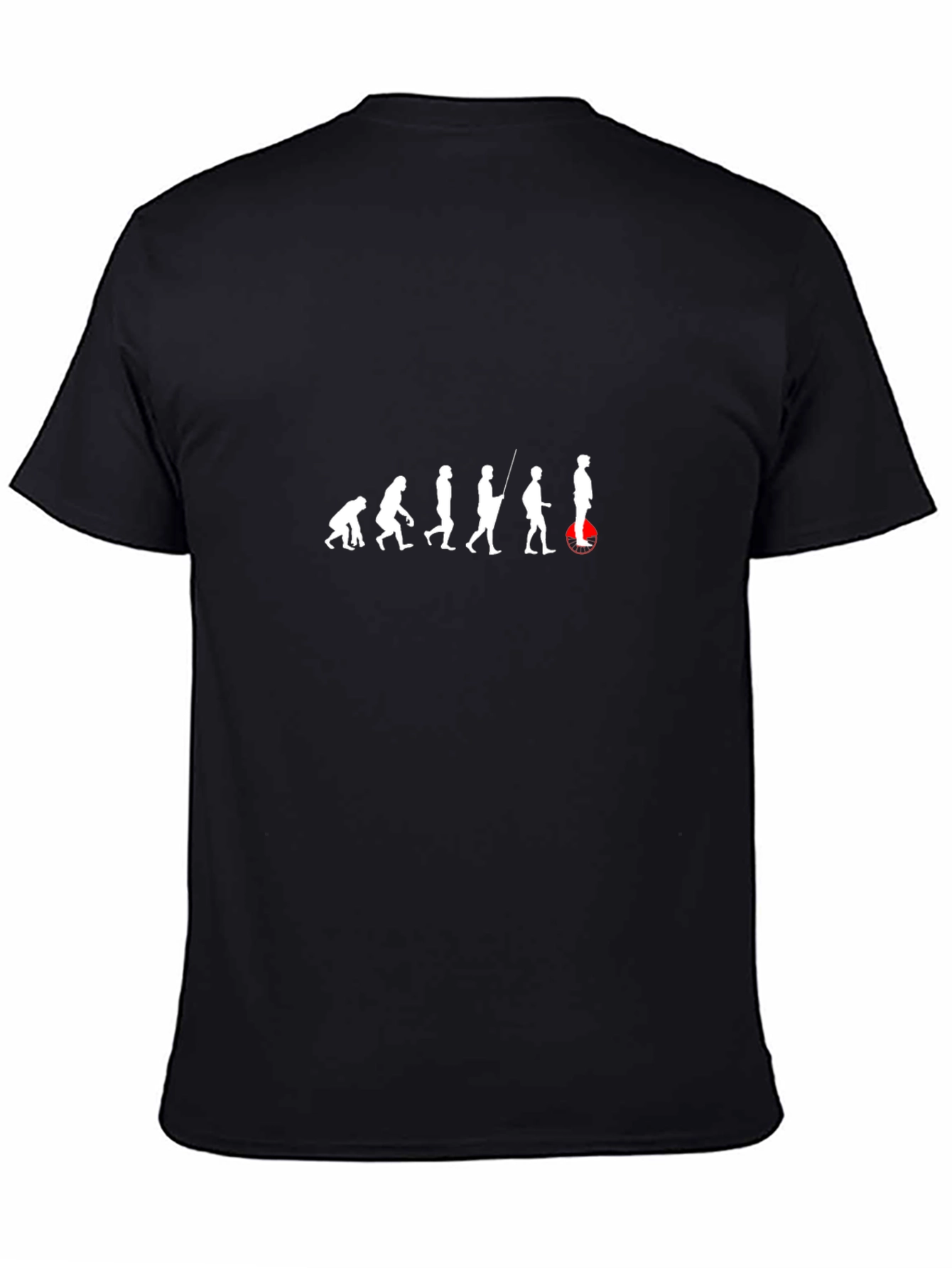 Black Evolution of Angler T-Shirt - Fishing Lover Tee view 4