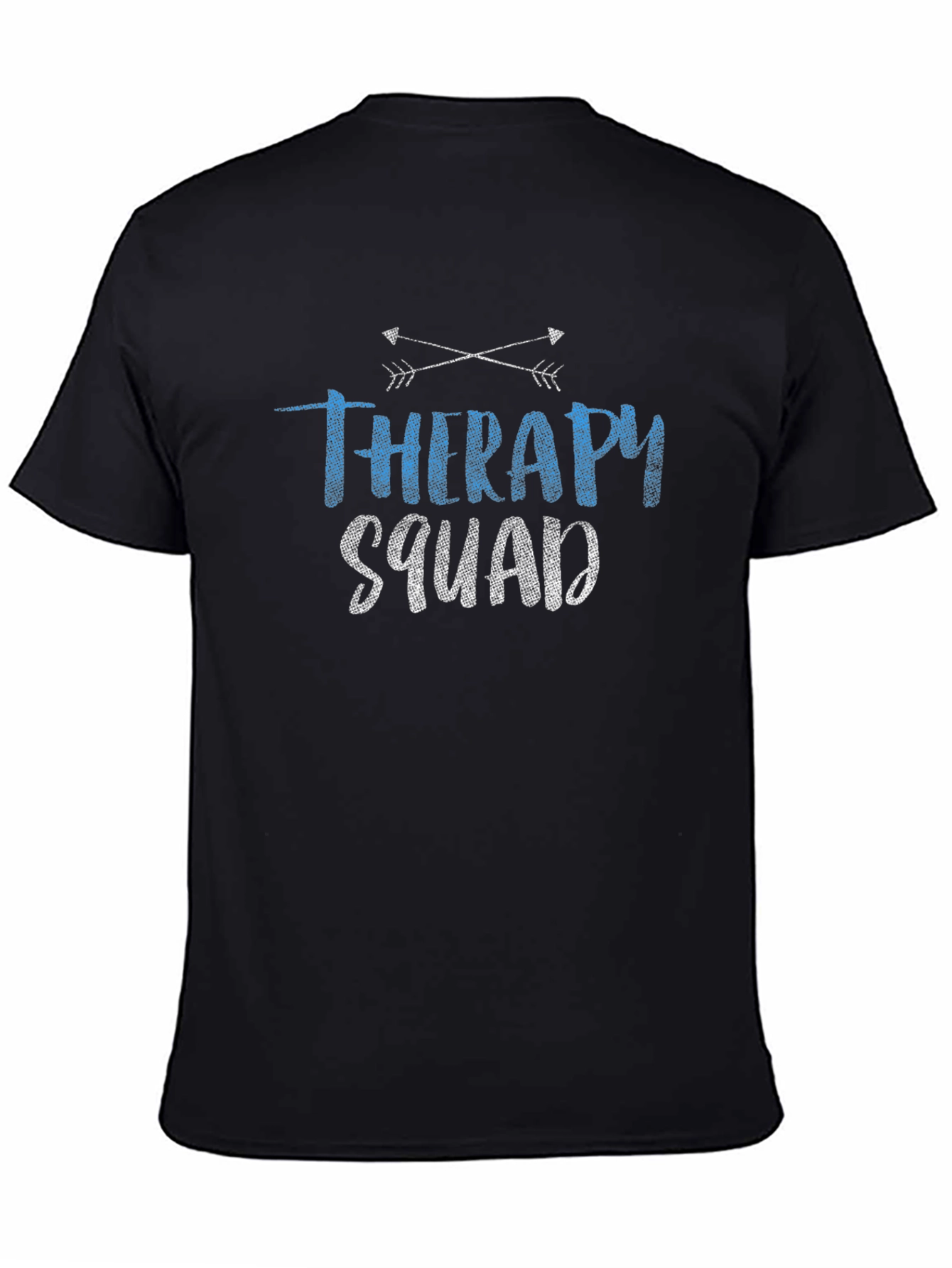 Black Therapy Squad T-Shirt - Stylish & Supportive view 4