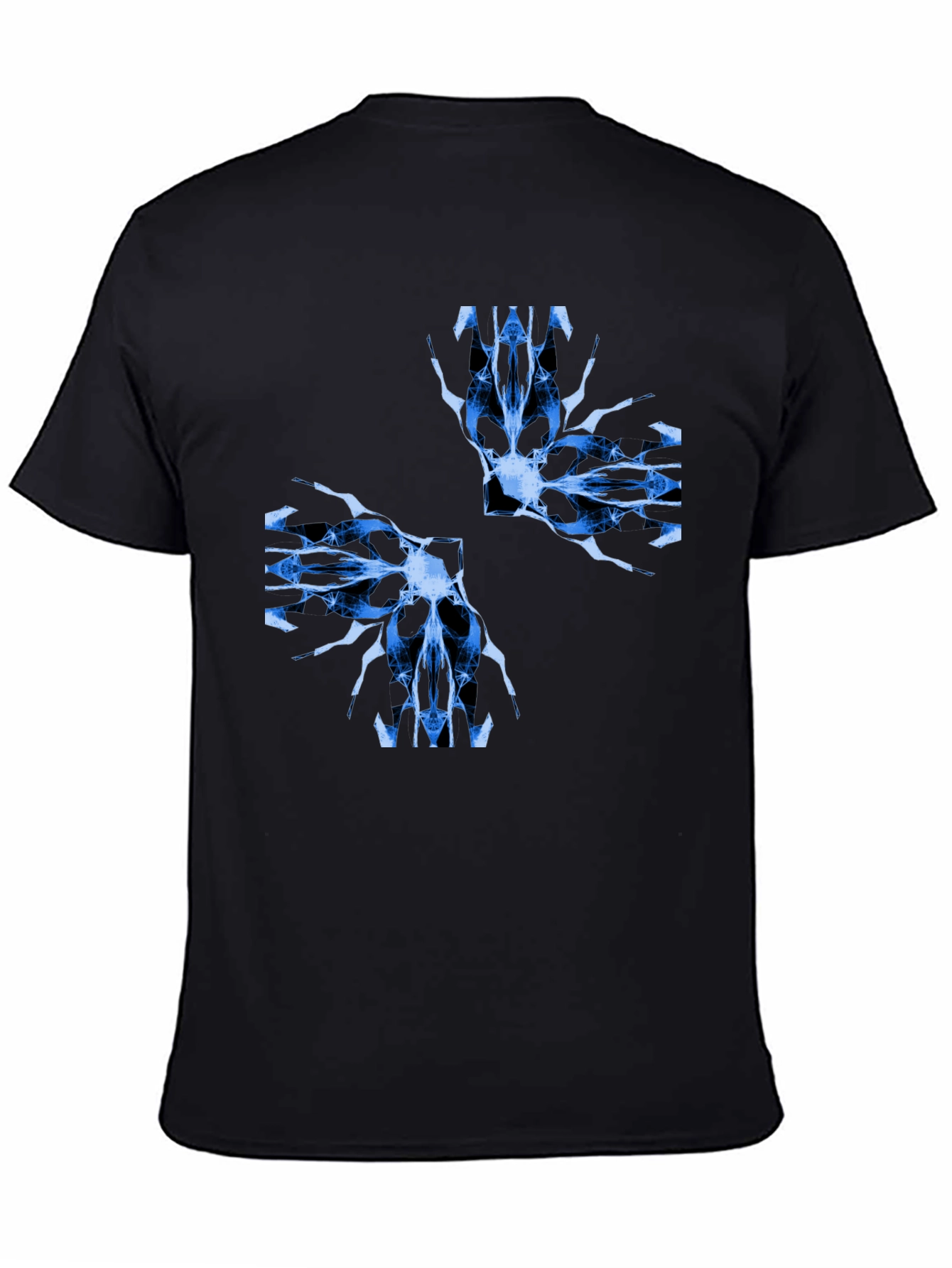 Abstract Graphic Print Crew Neck T-Shirt - 4