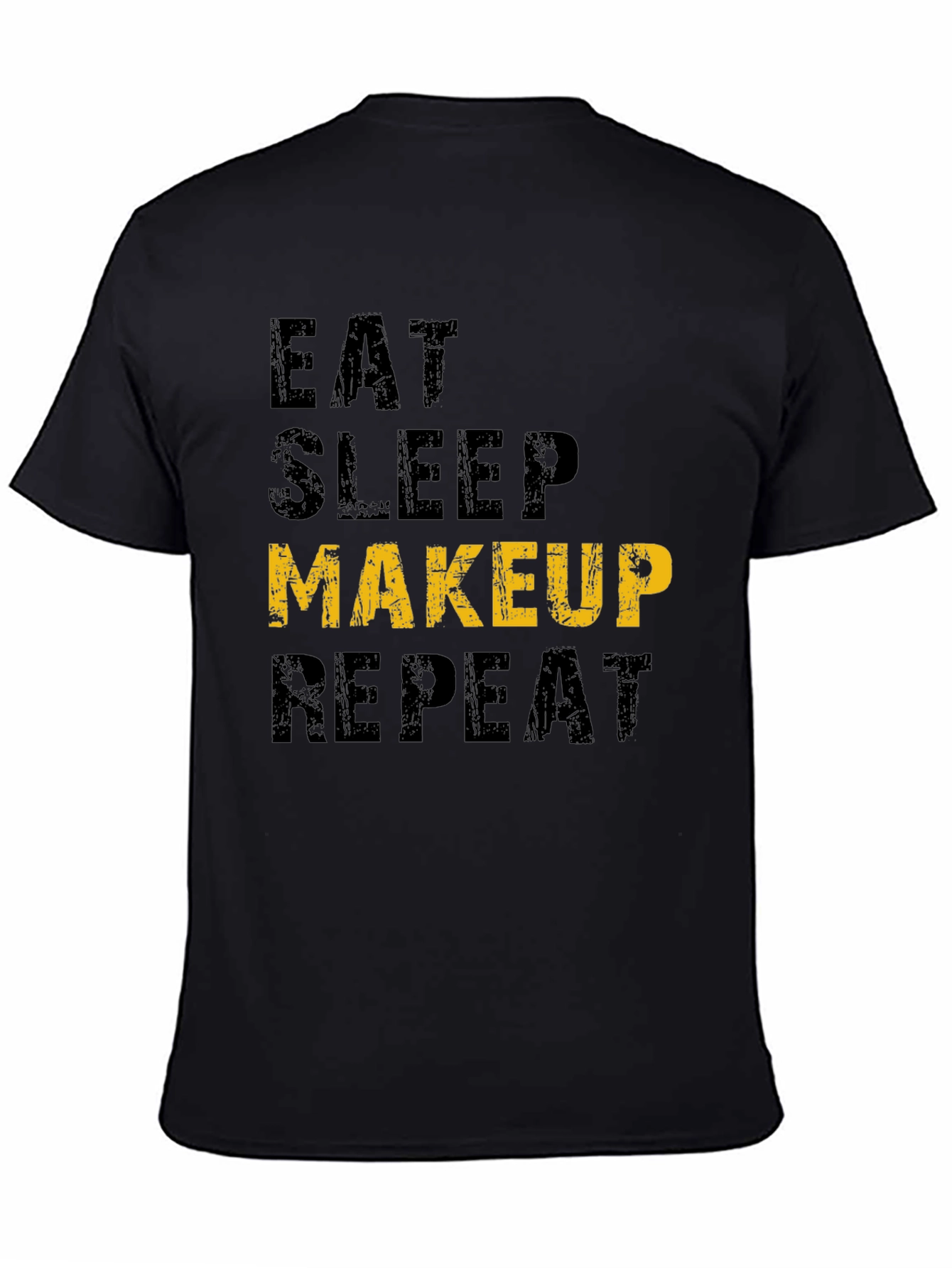 Black Eat Sleep Makeup Repeat Graphic T-Shirt view 4