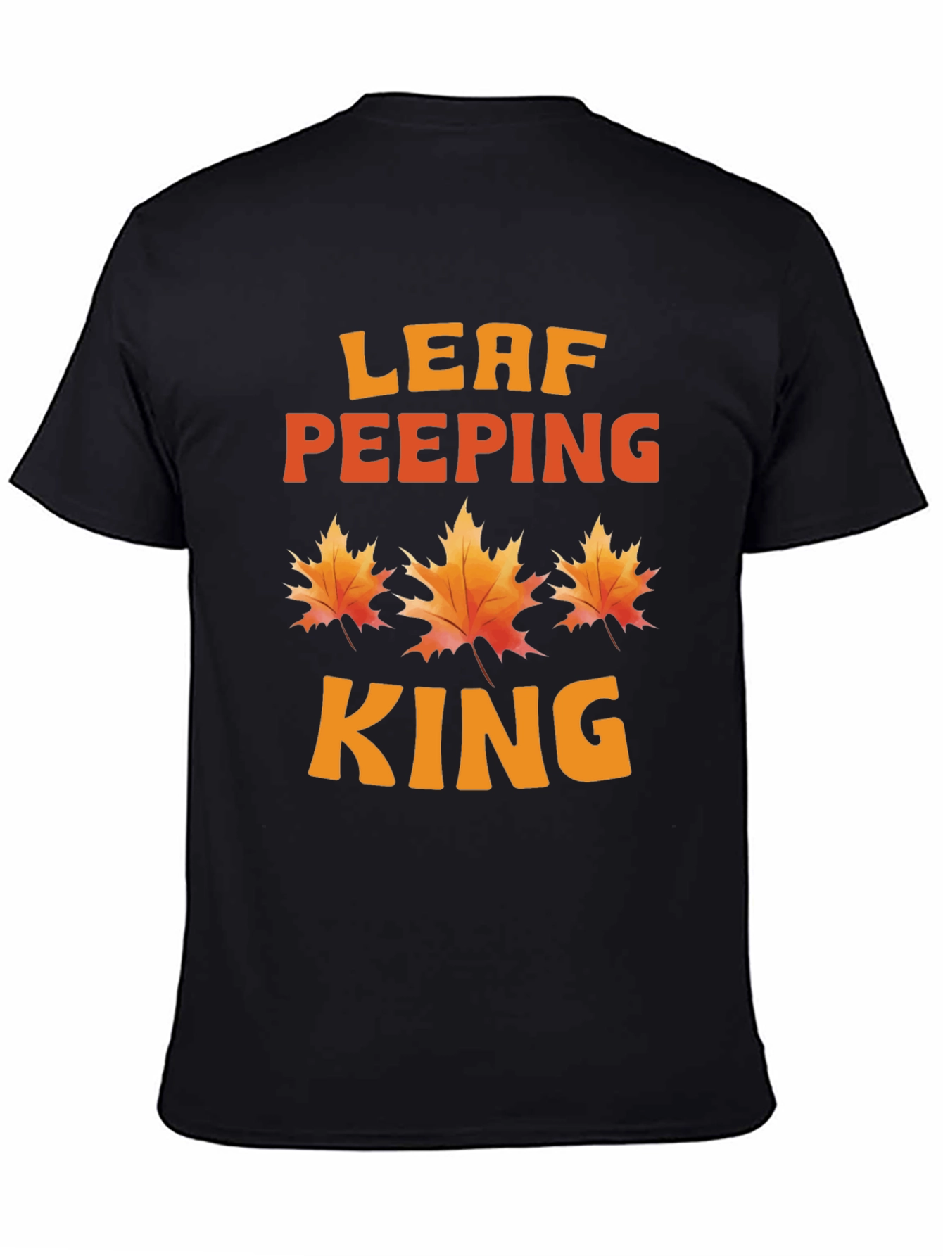Leaf Peeping King T-Shirt - Autumn Season - 4