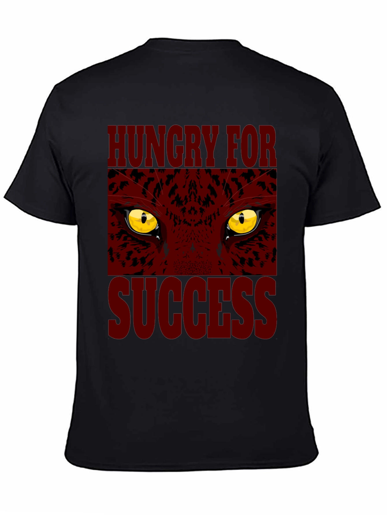 Black Hungry for Success Graphic Tee view 4