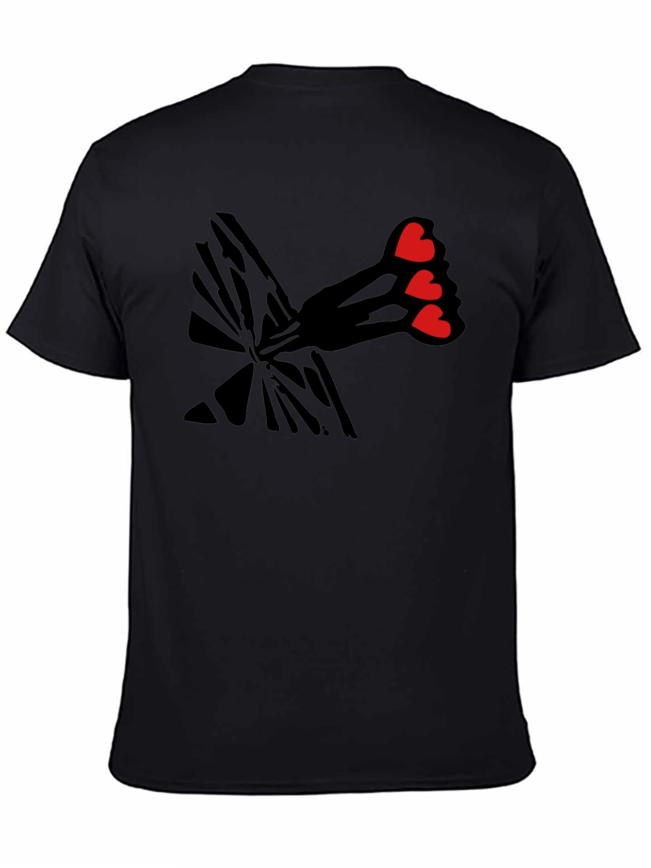 Black Heart Dart T-Shirt - Love Target view 4