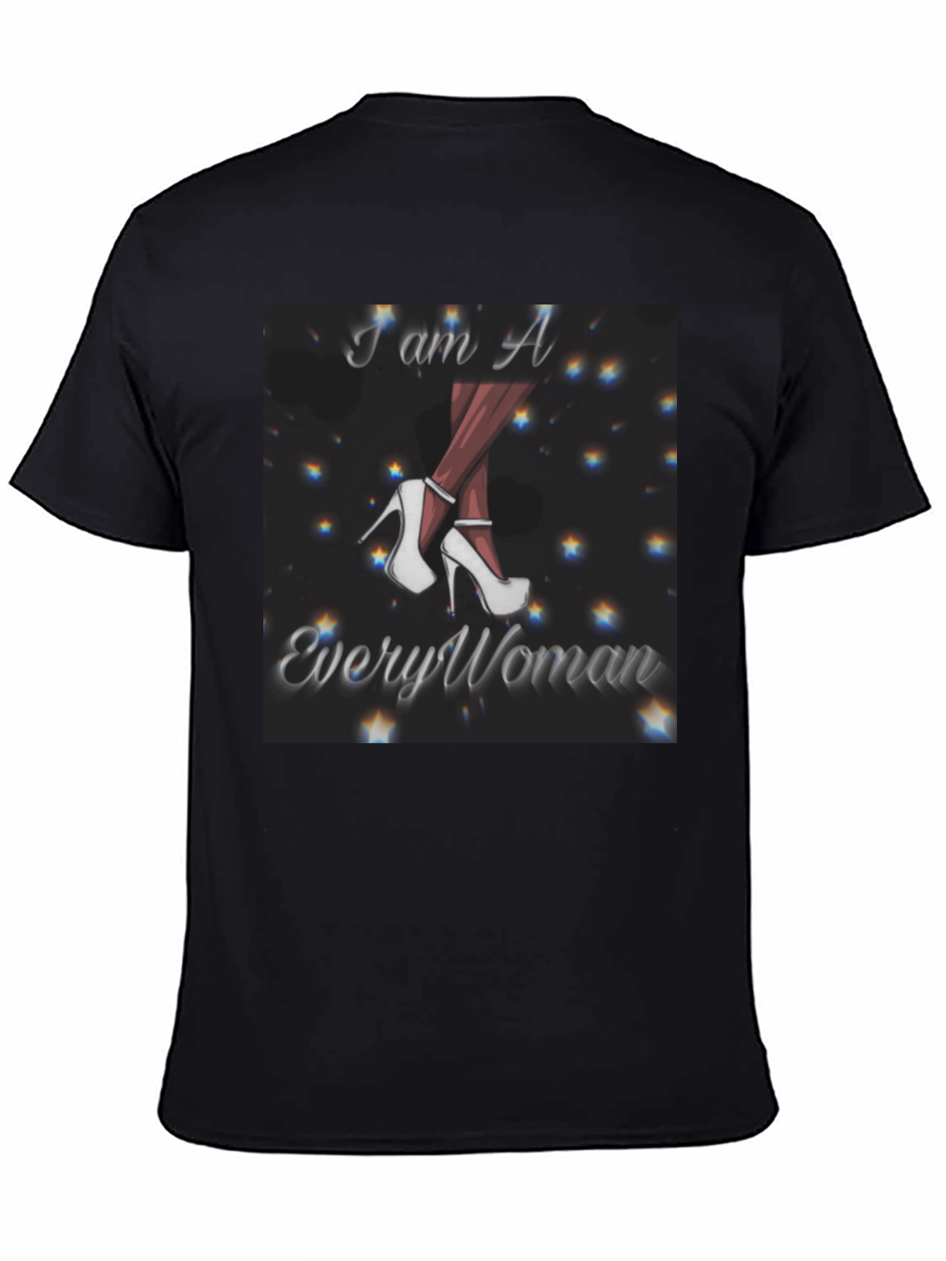 Black I am A Every Woman Graphic Tee view 4