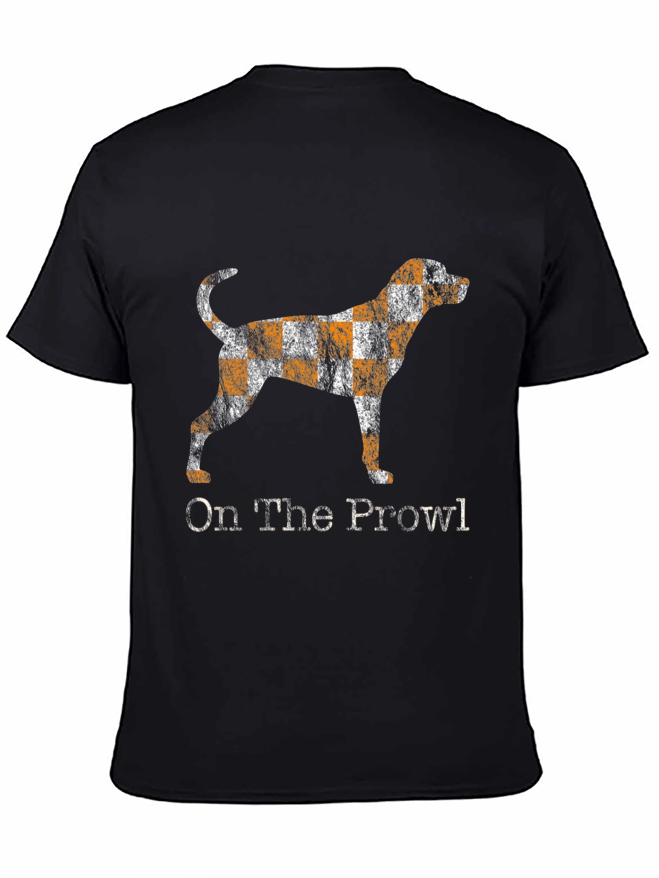 Black On The Prowl Dog Graphic T-Shirt view 4