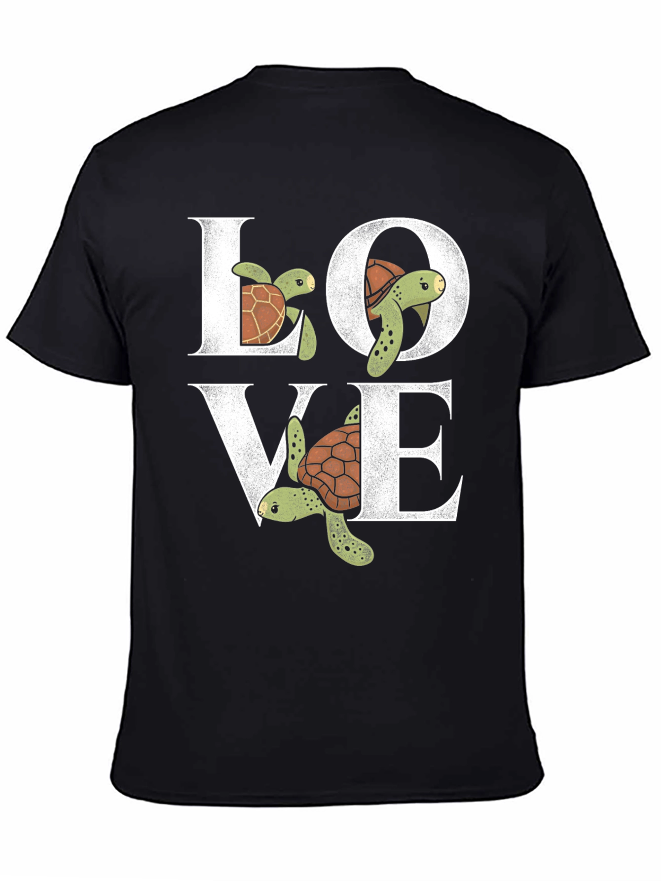 Black Sea Turtle Love Graphic Tee view 4