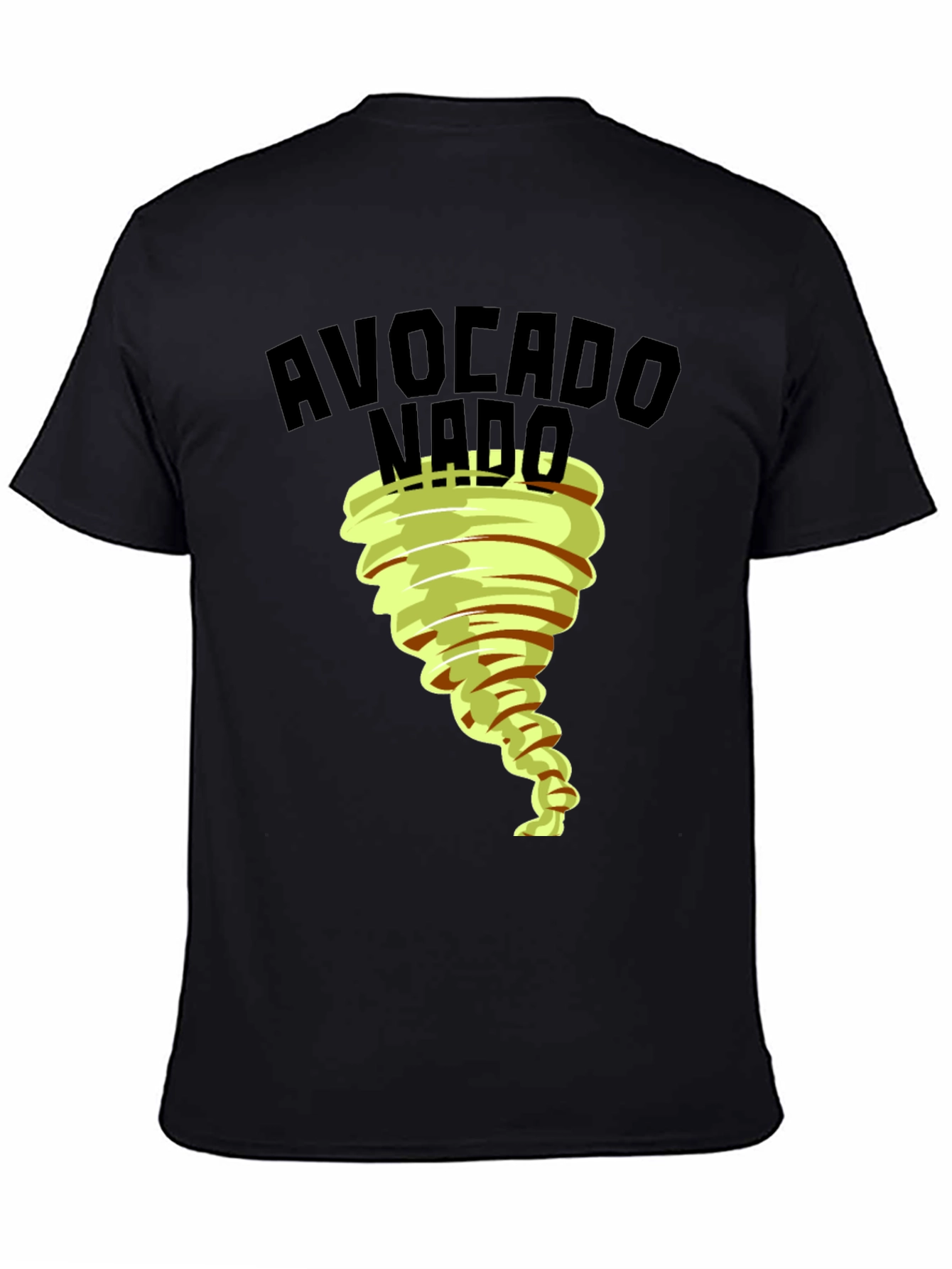 Black Avocado Nado Funny Graphic Tee view 4