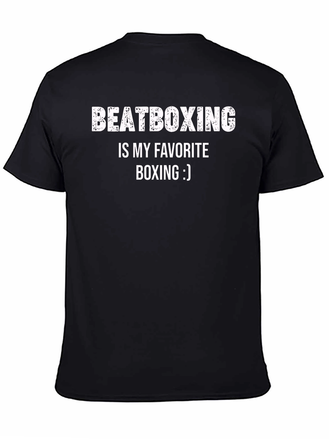 Black Beatboxing is My Favorite Boxing Black T-Shirt view 4