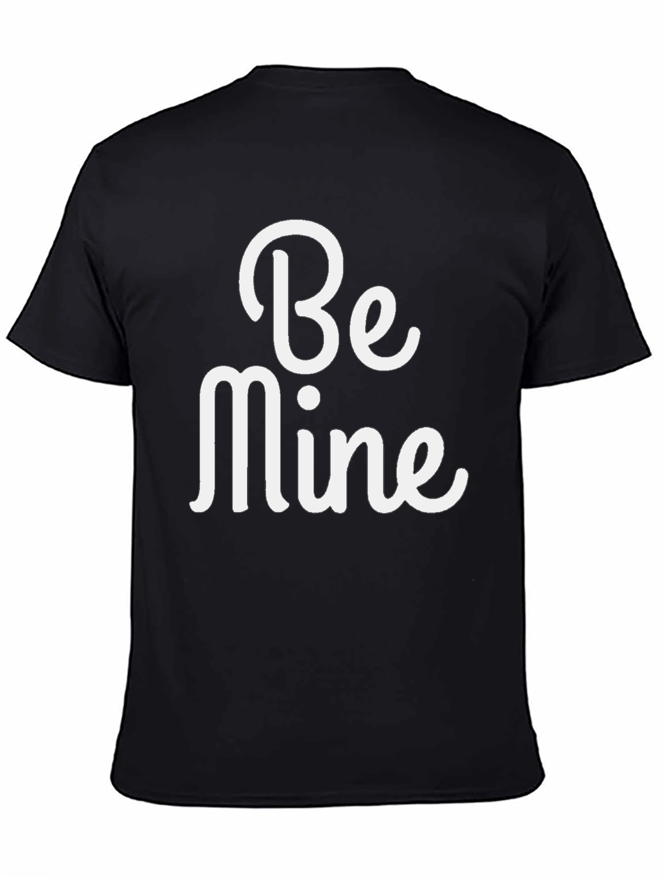 Black Be Mine T-Shirt: Valentine's Day Apparel view 4