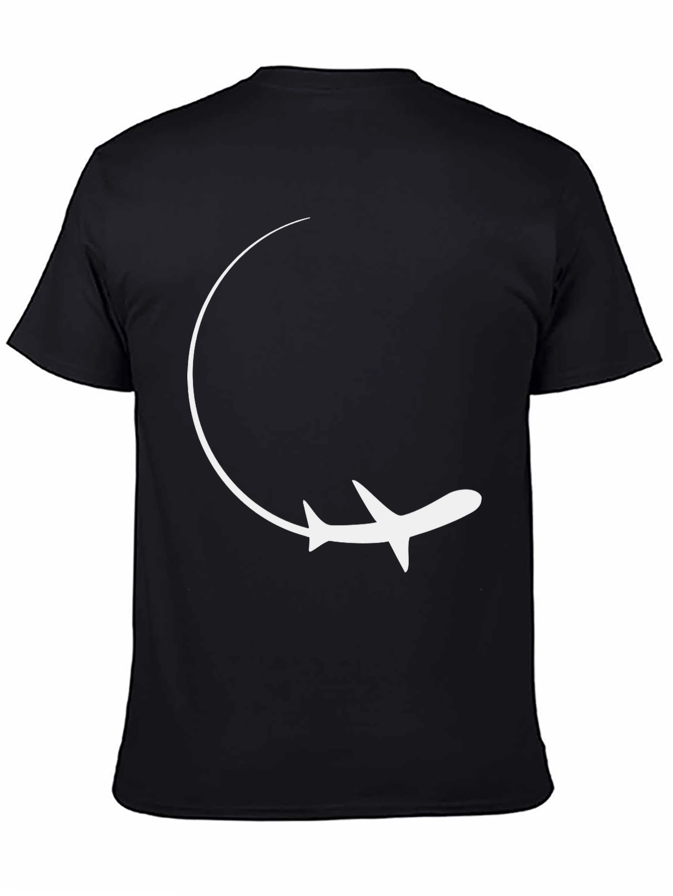 Black Fly High Black Airplane Graphic Tee view 4