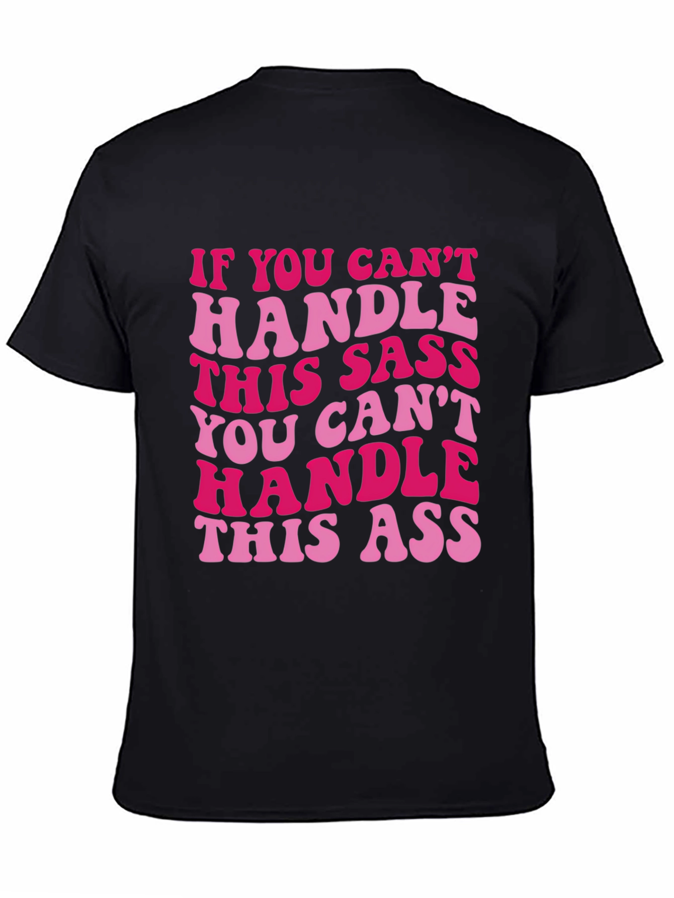 Black Sassy Statement T-Shirt view 4