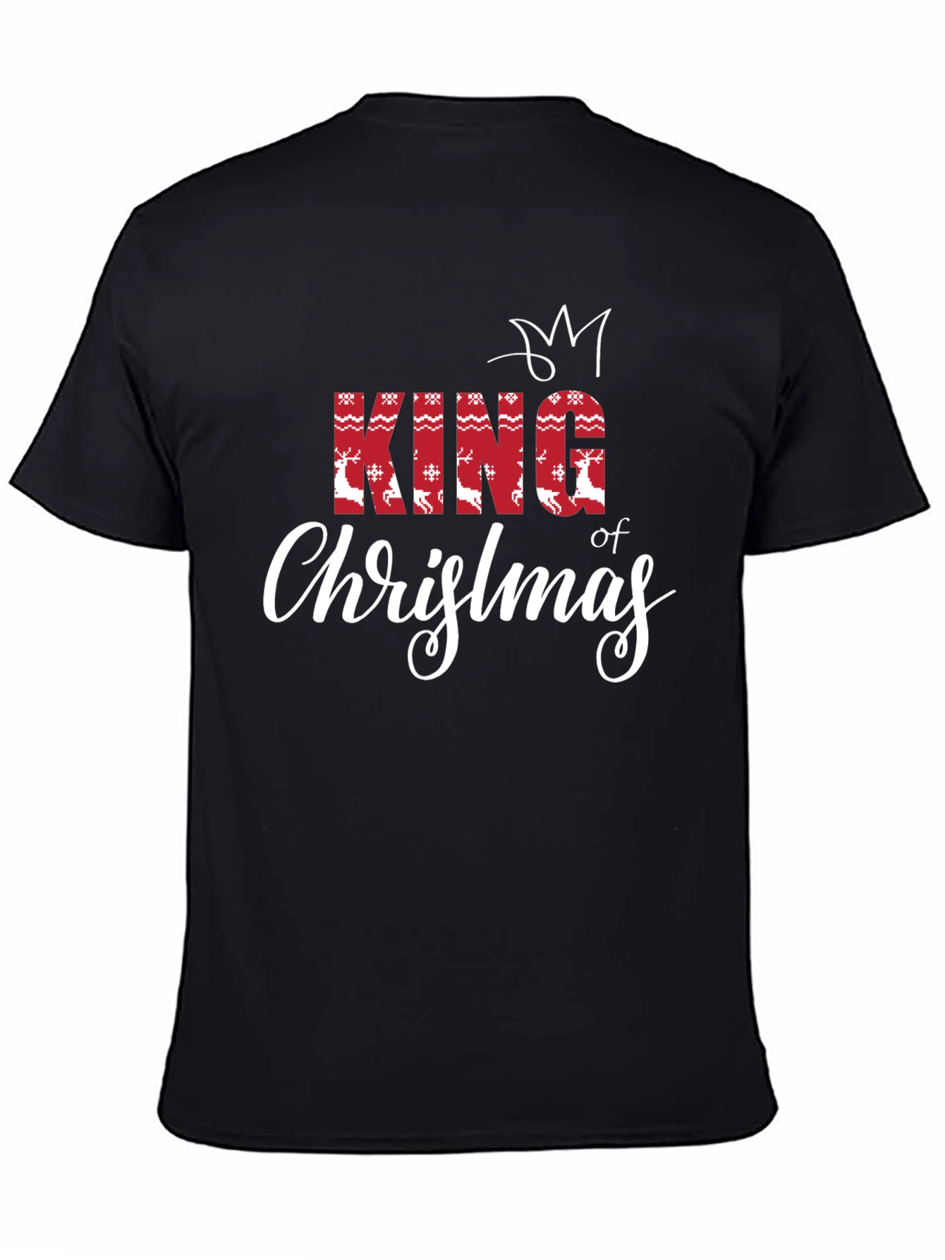King of Christmas Graphic Tee - Holiday Celebration - 4