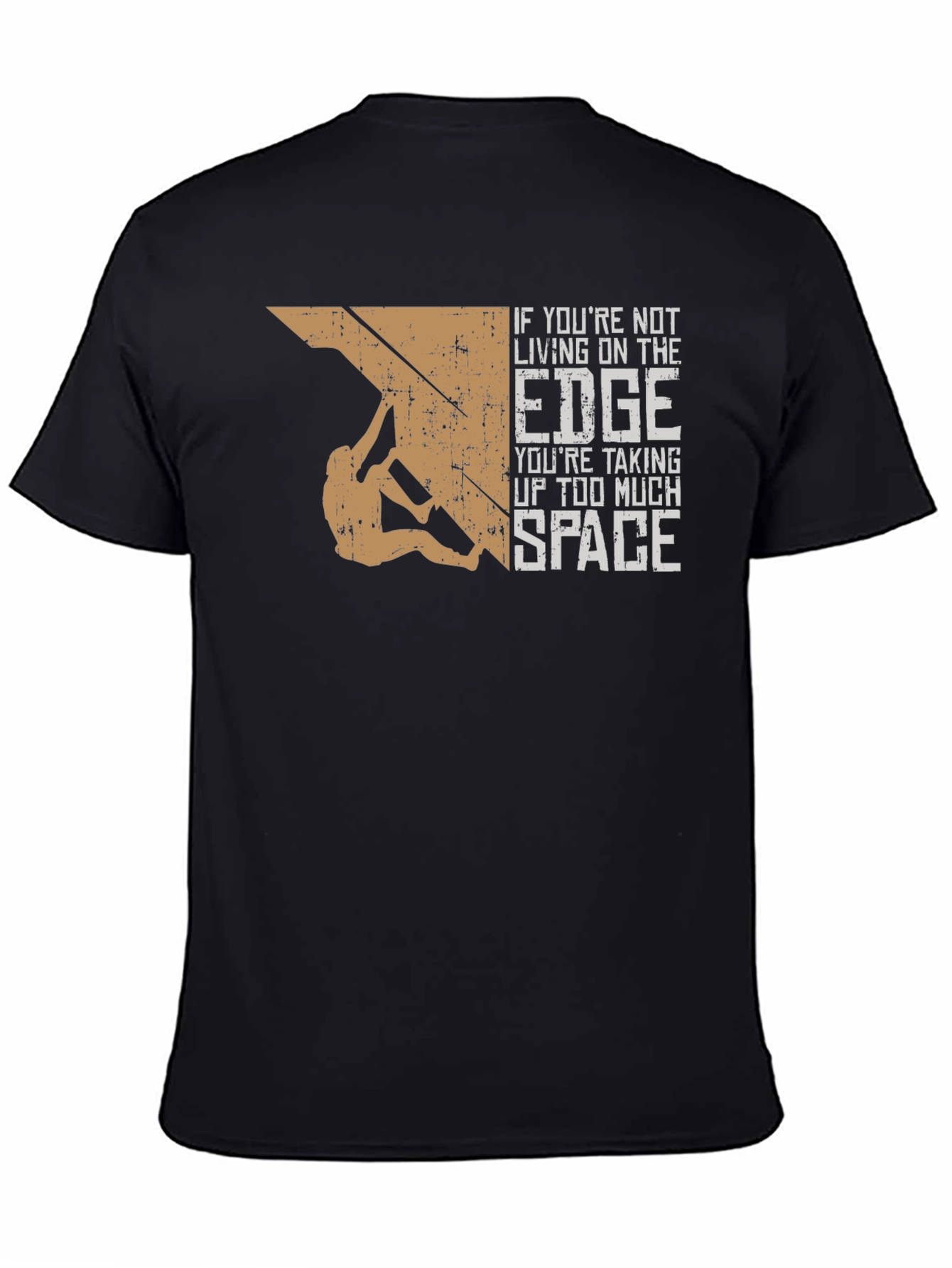 Black Climbing Edge Graphic T-Shirt view 4