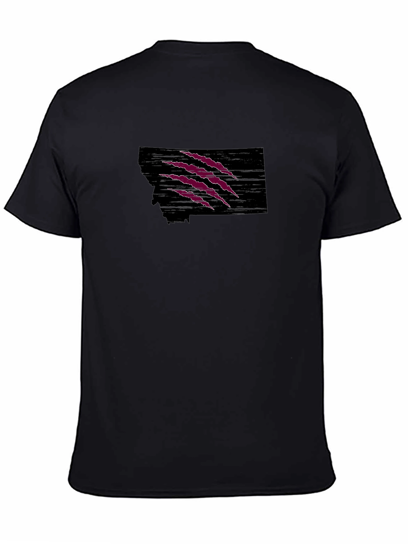 Black Montana Claw Graphic T-Shirt view 4