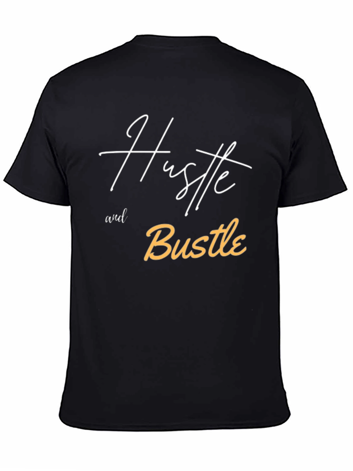 Black Hustle and Bustle Graphic Tee view 4