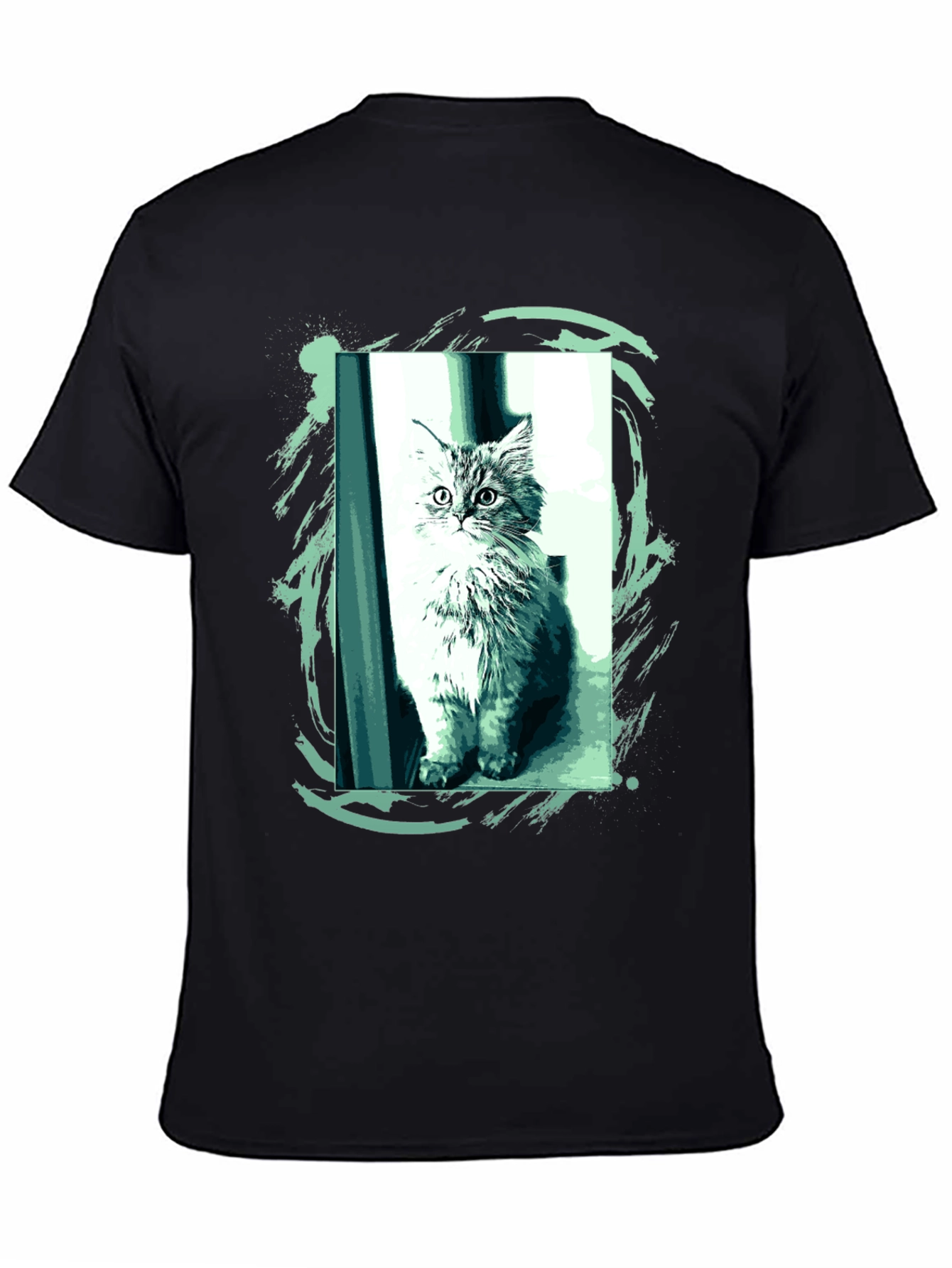 Black Cat Graphic T-Shirt - Unique Style view 4
