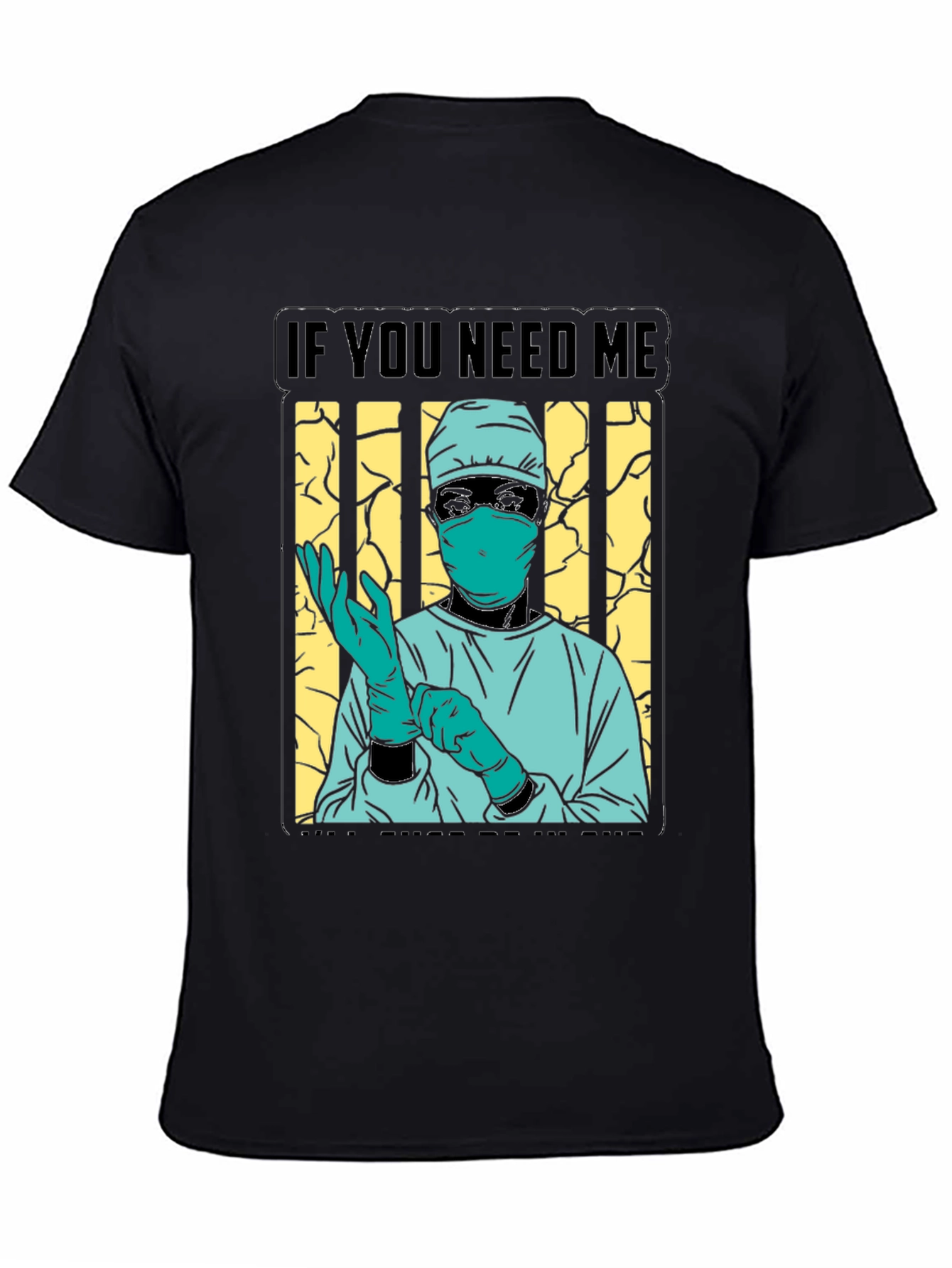 Black Medical Hero T-Shirt - Doctor or Nurse Appreciation Tee view 4