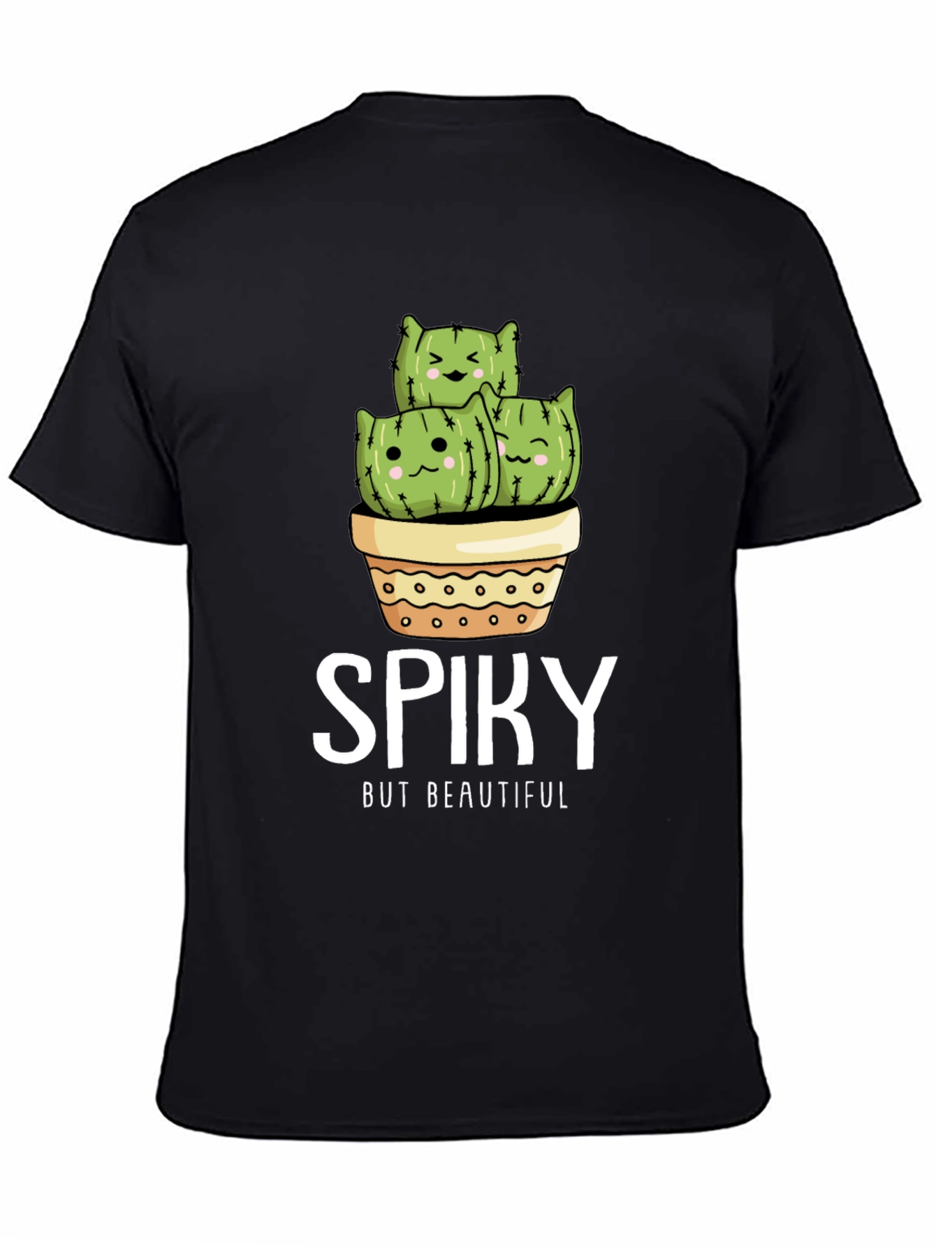 Black Spiky But Beautiful Cactus T-Shirt view 4