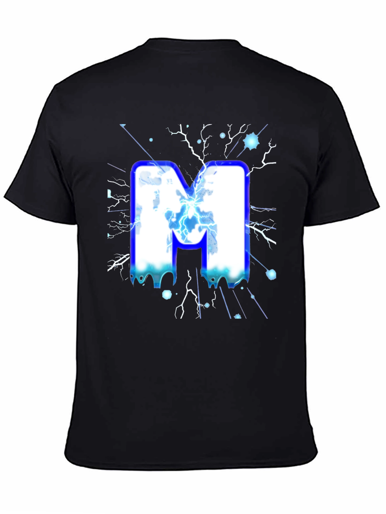 Black Electric M Black T-Shirt view 4