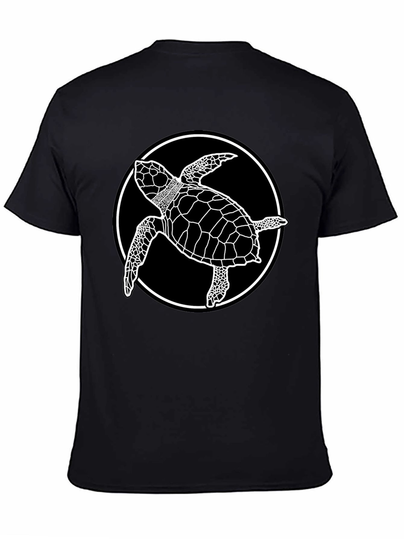 Black Black Turtle Graphic Tee view 4