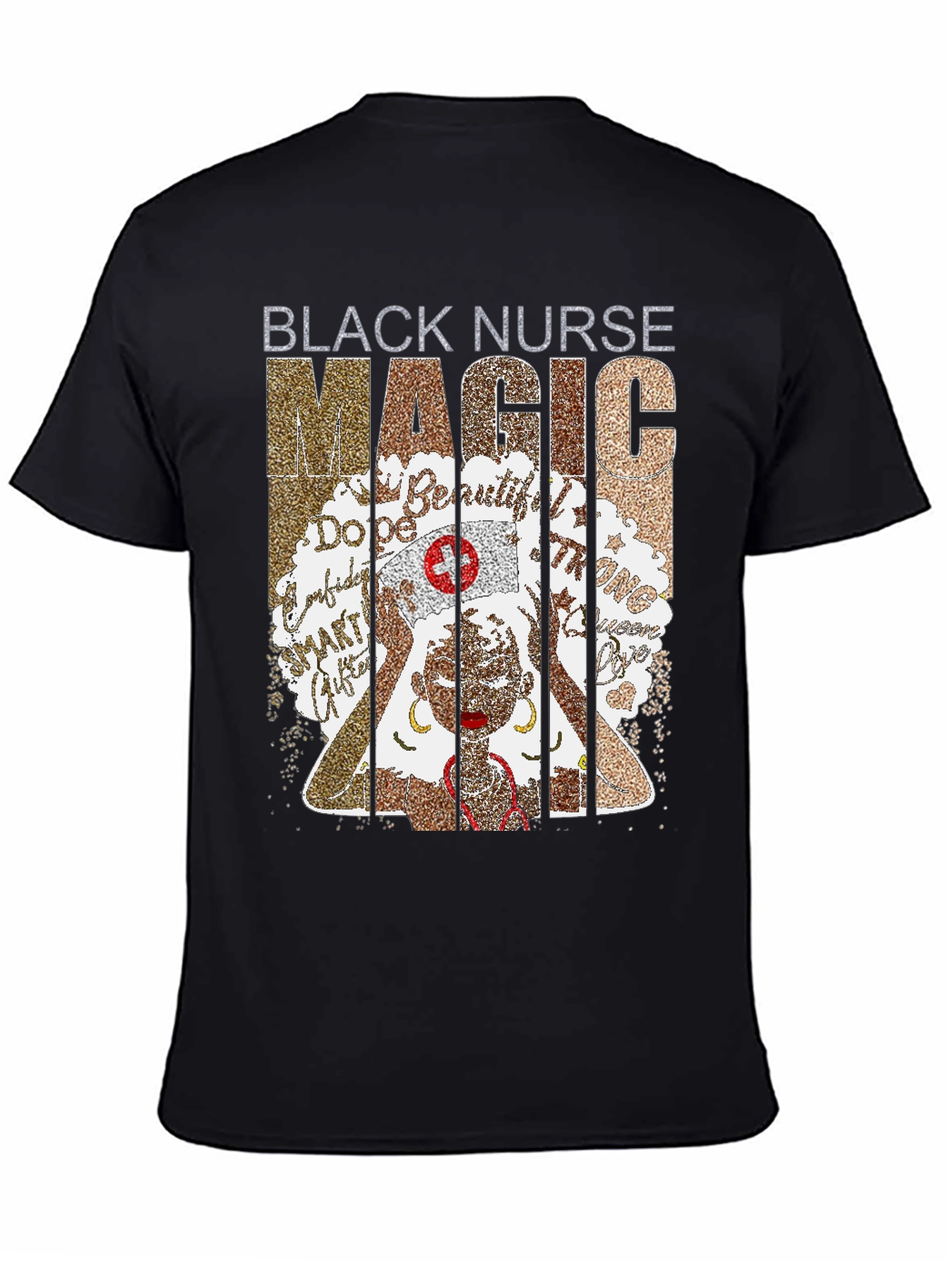Black Black Nurse Magic T-Shirt view 4