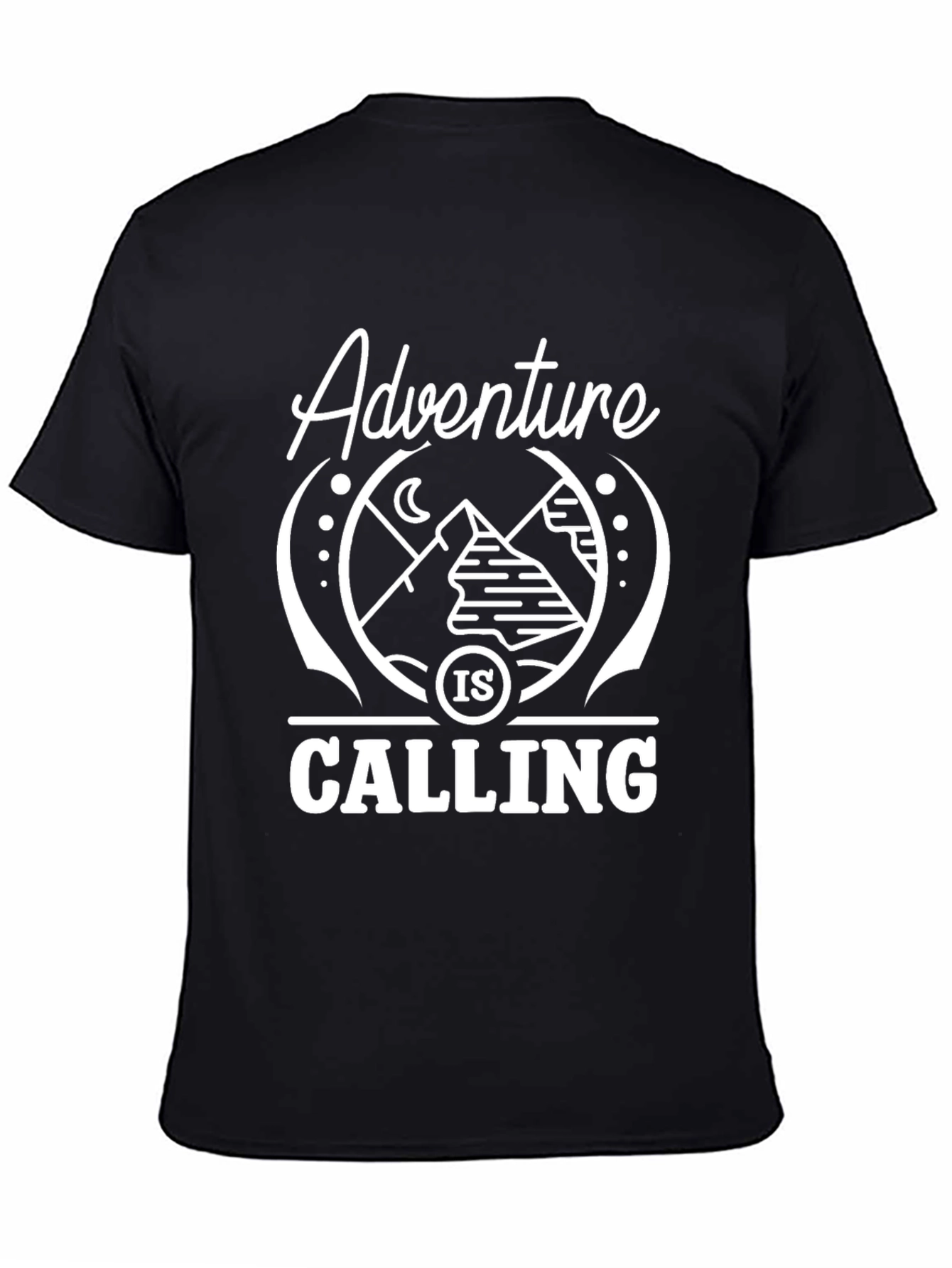 Black Adventure is Calling Tee view 4