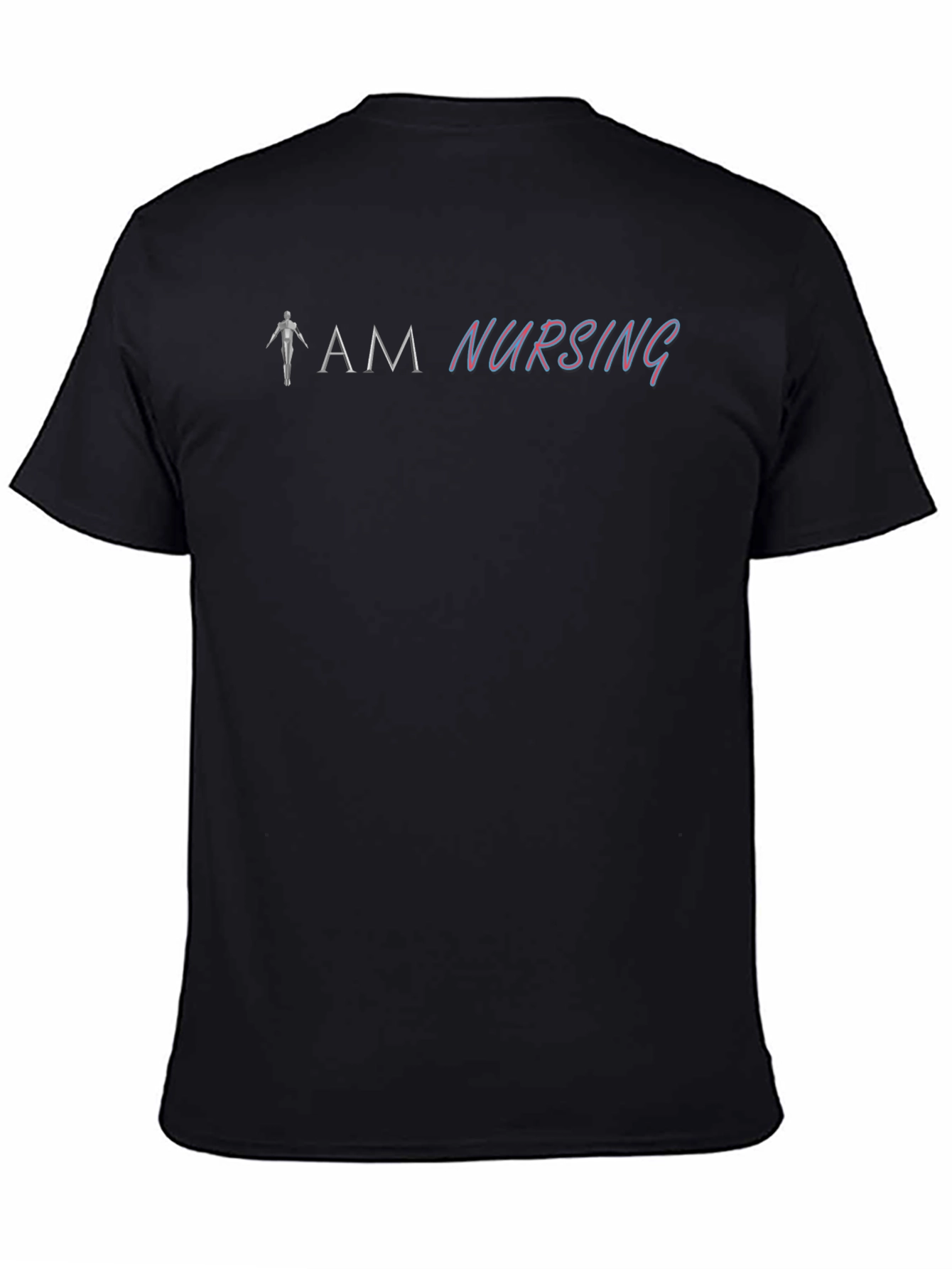 Black I AM NURSING Graphic T-Shirt view 4
