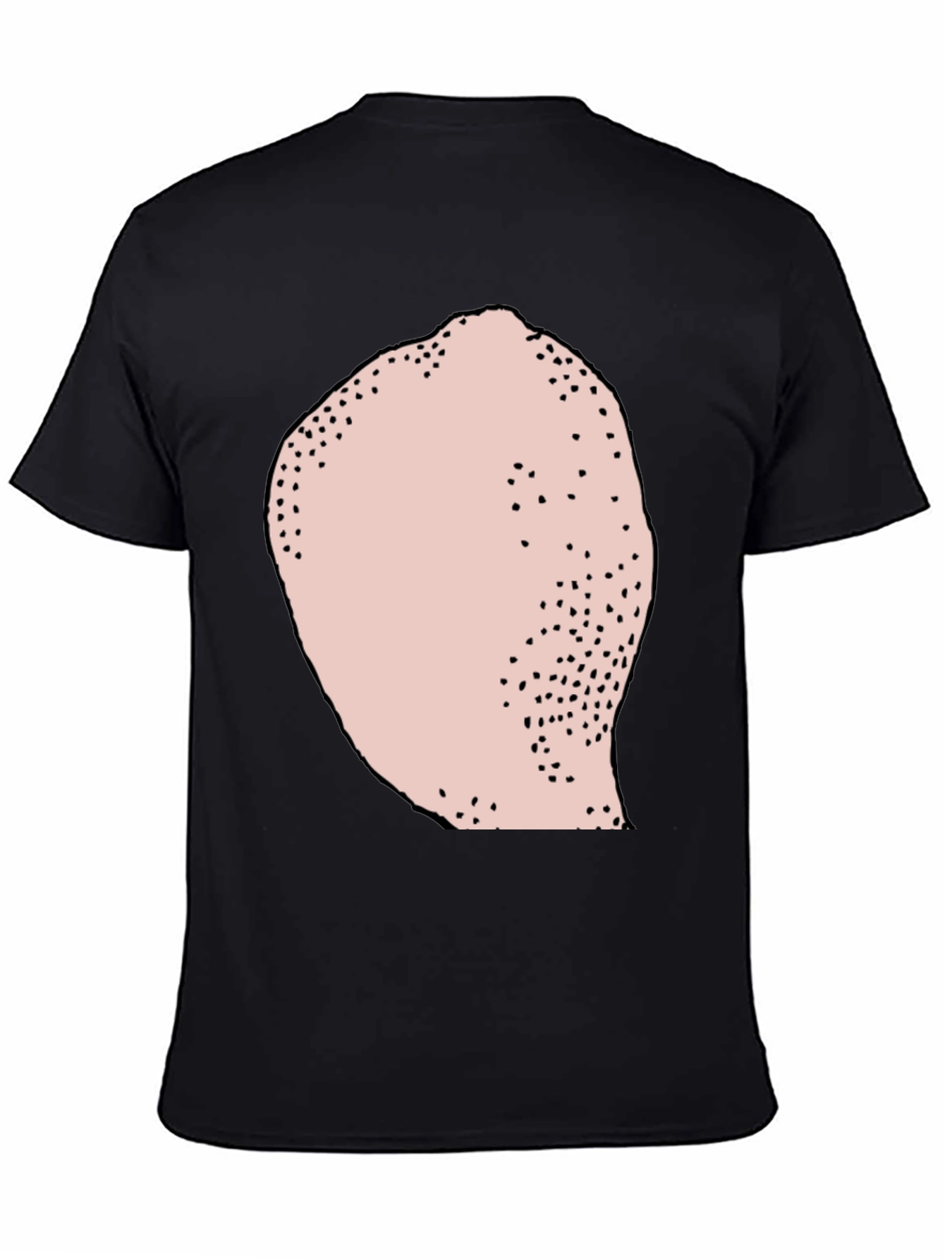 Black Funny Graphic Novelty T-Shirt view 4
