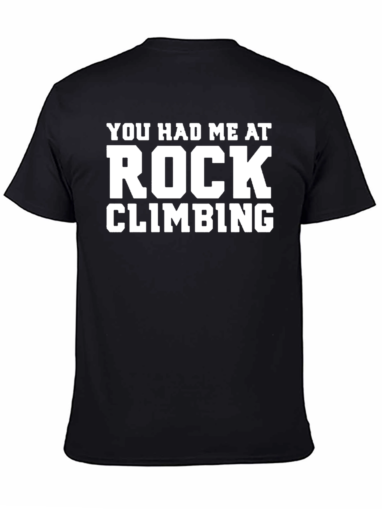 Black Rock Climbing Enthusiast T-Shirt view 4