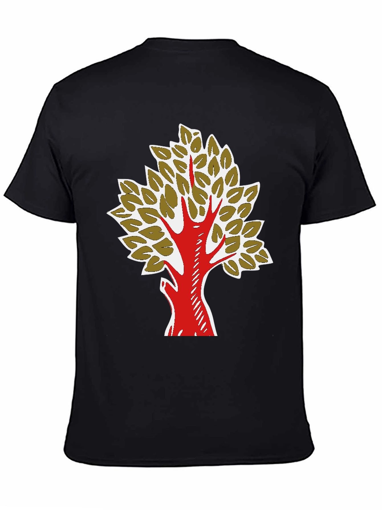 Black Tree Graphic T-Shirt - Nature Inspired Design view 4