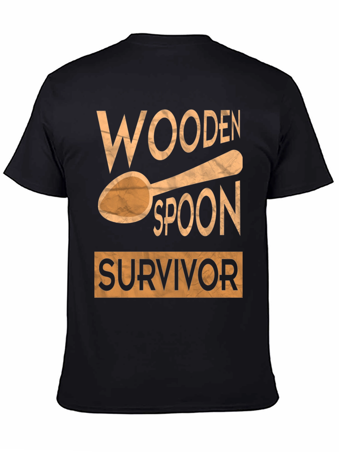 Black Wooden Spoon Survivor Graphic T-Shirt view 4