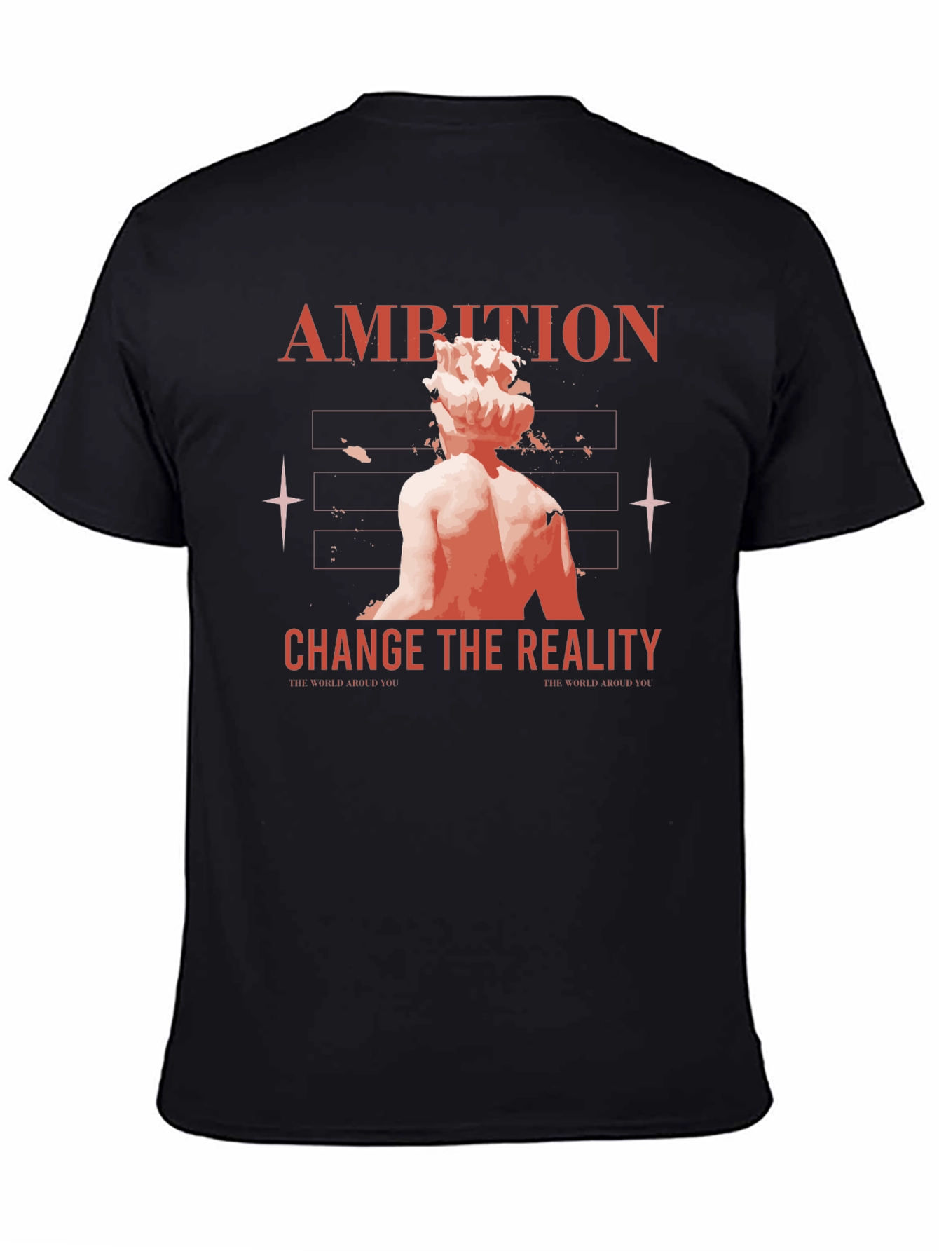 Black Ambition Reality Change Graphic Tee view 4