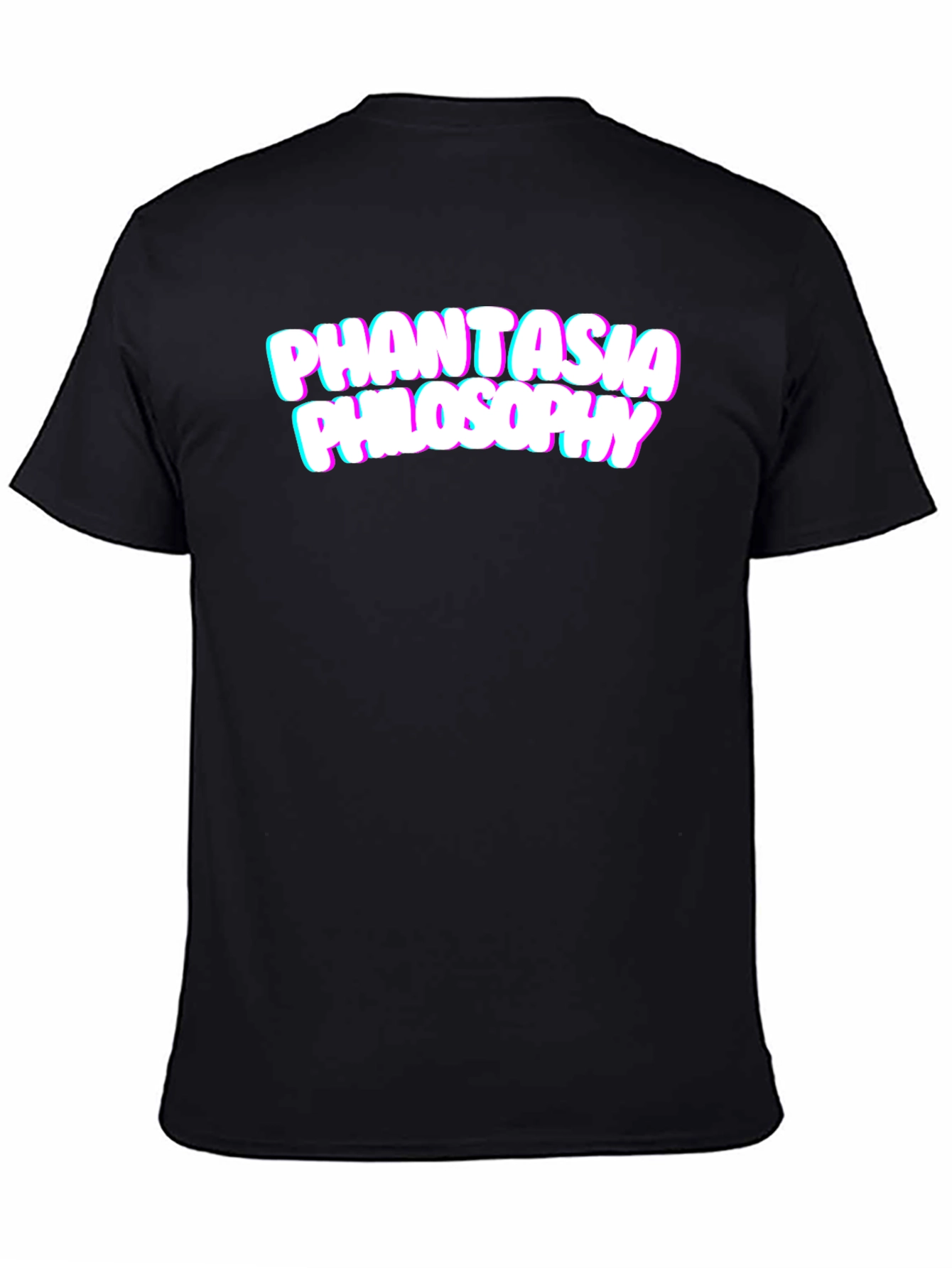 Black Phantasia Philosophy Graphic T-Shirt view 4