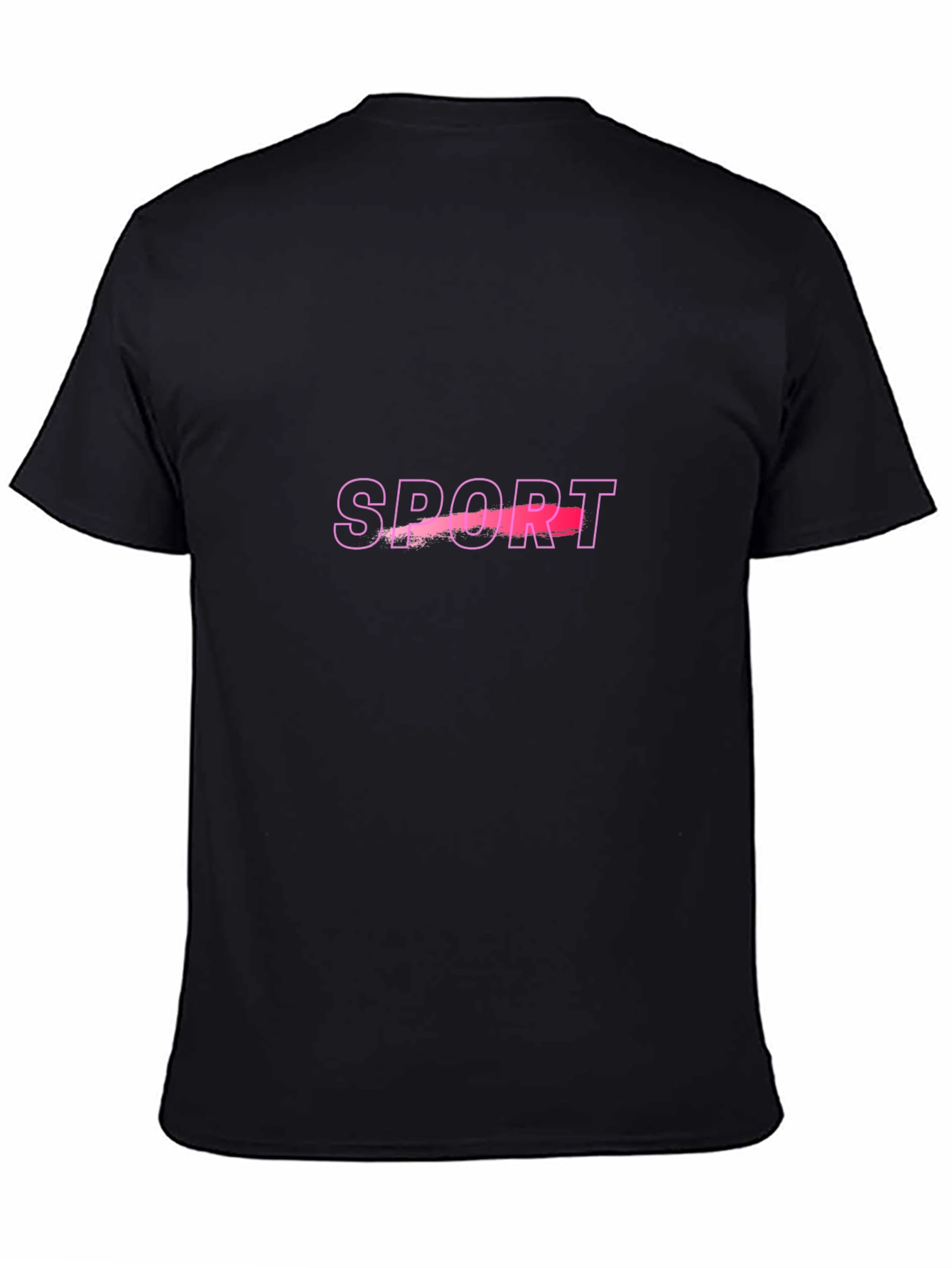Sport Graphic Black T-Shirt - 4