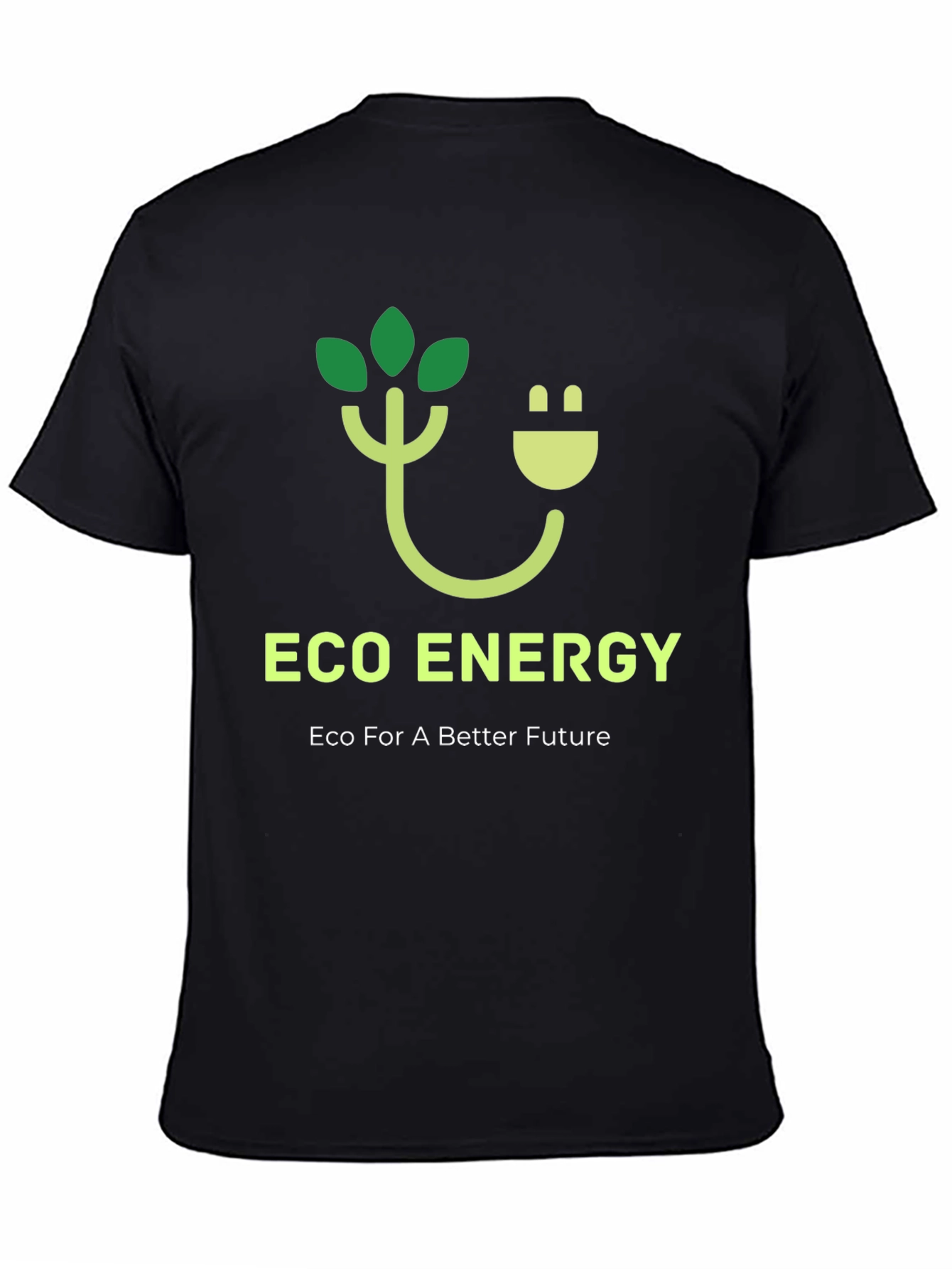 Black Eco Energy Graphic Tee view 4