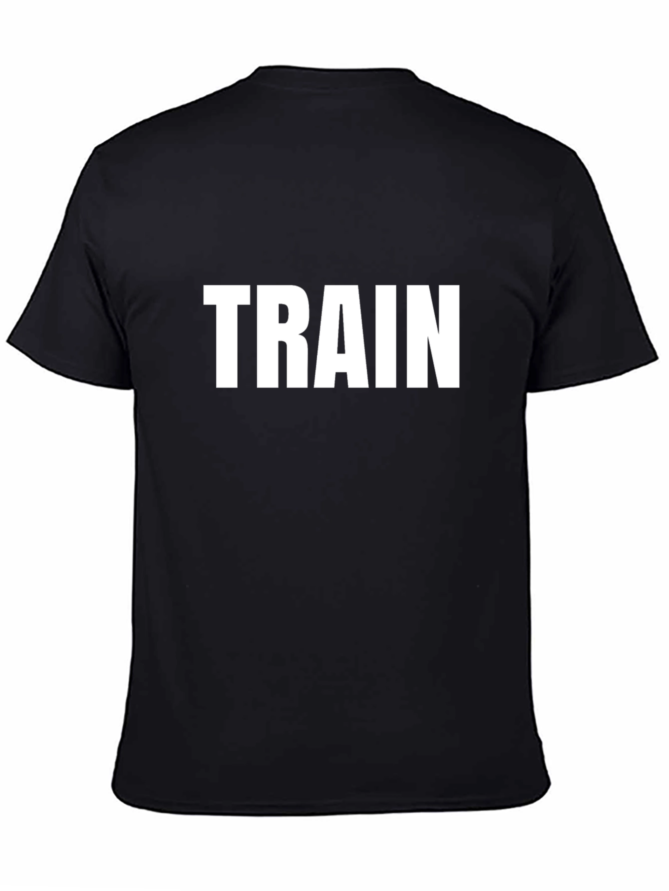 Black Train Graphic Tee - Bold Statement Shirt view 4
