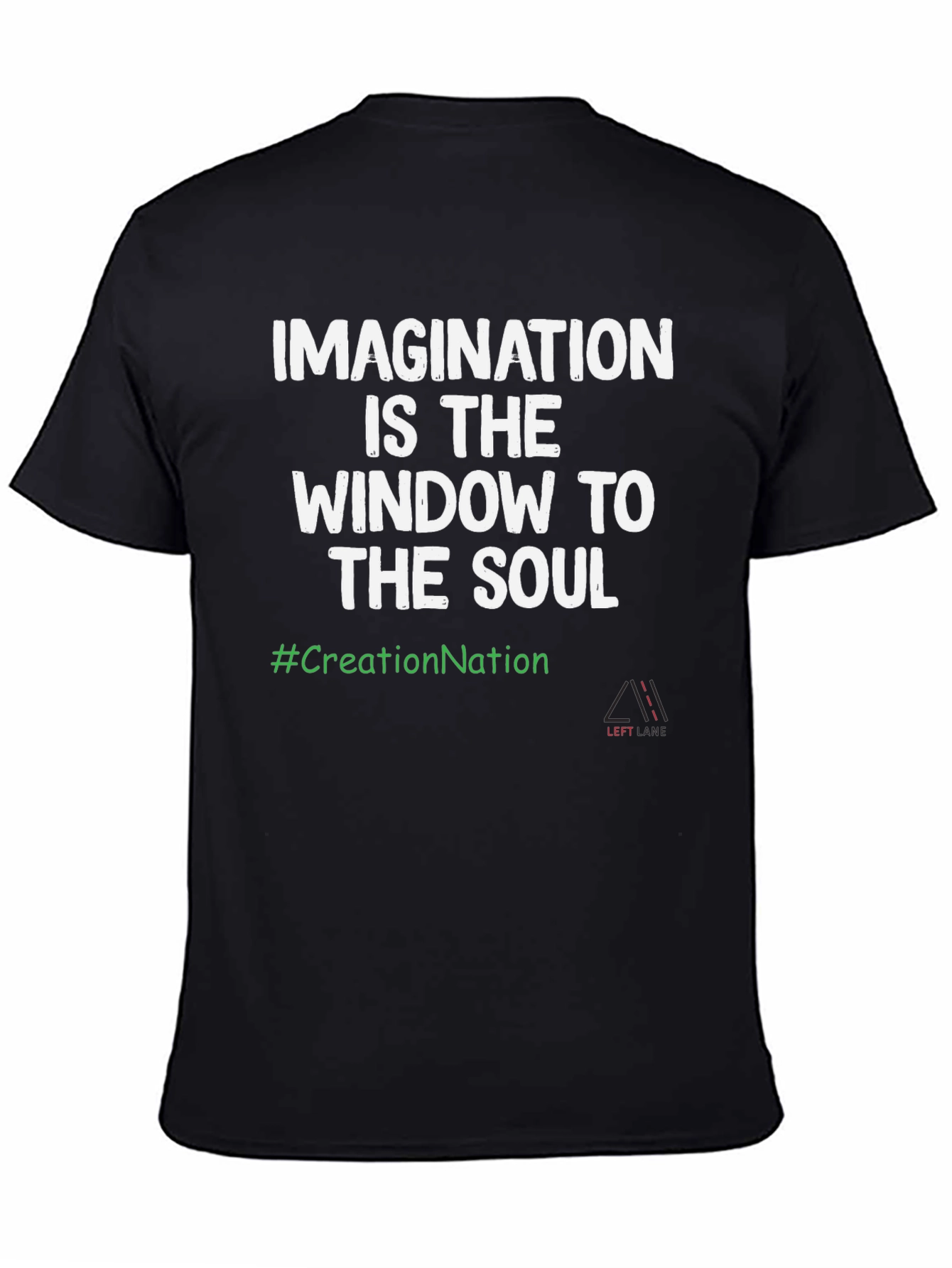 Black Imagination Window Soul T-Shirt view 4