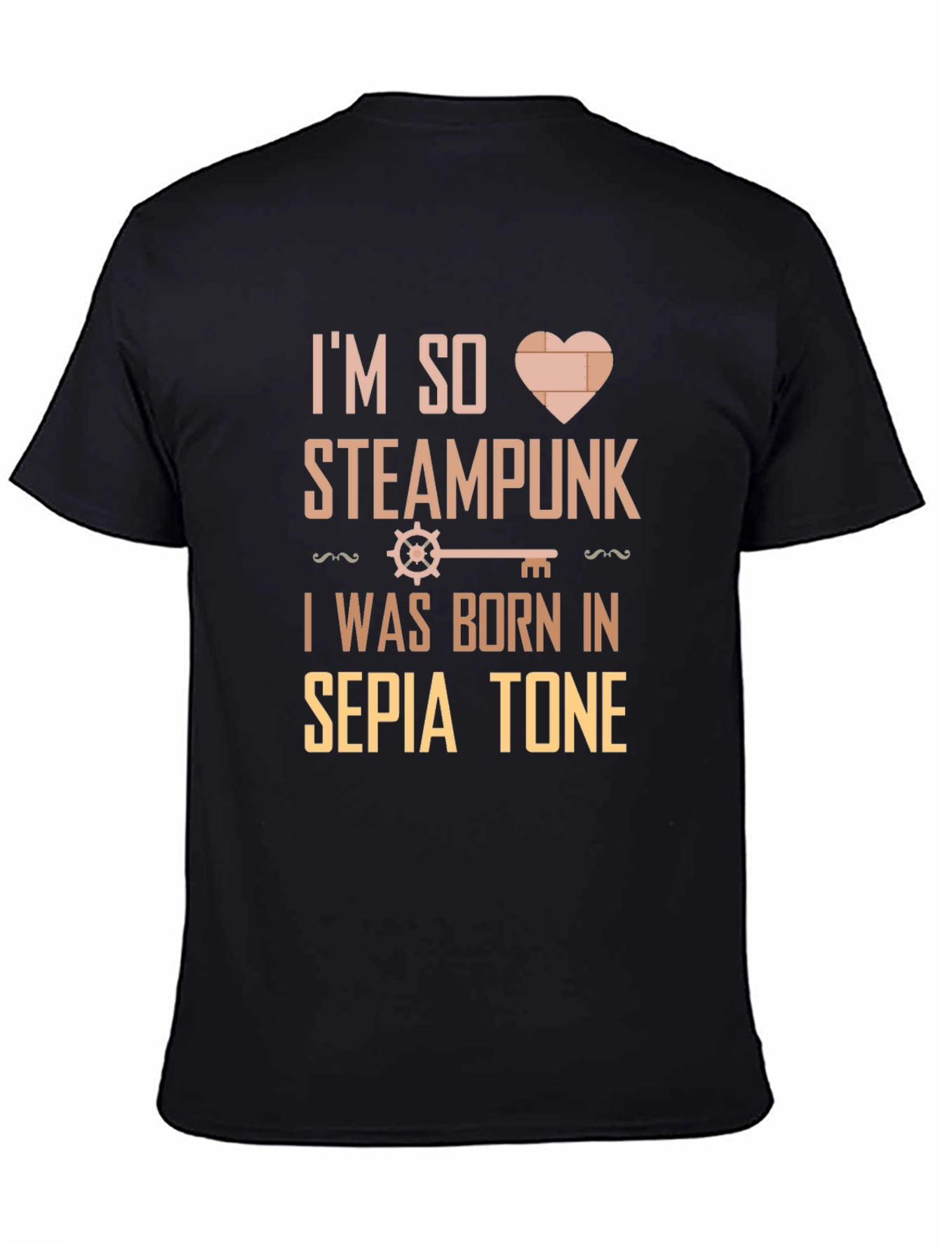 Black I'm So Steampunk T-Shirt view 4