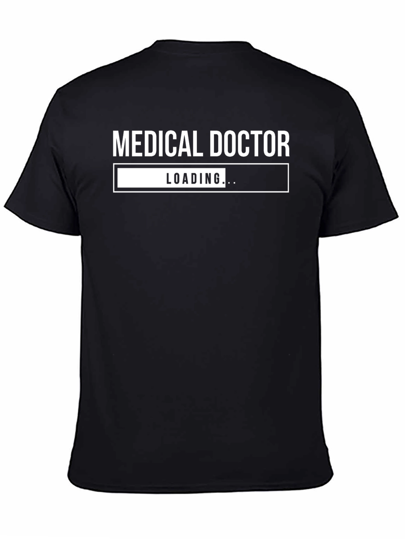 Black Medical Doctor Loading T-Shirt view 4