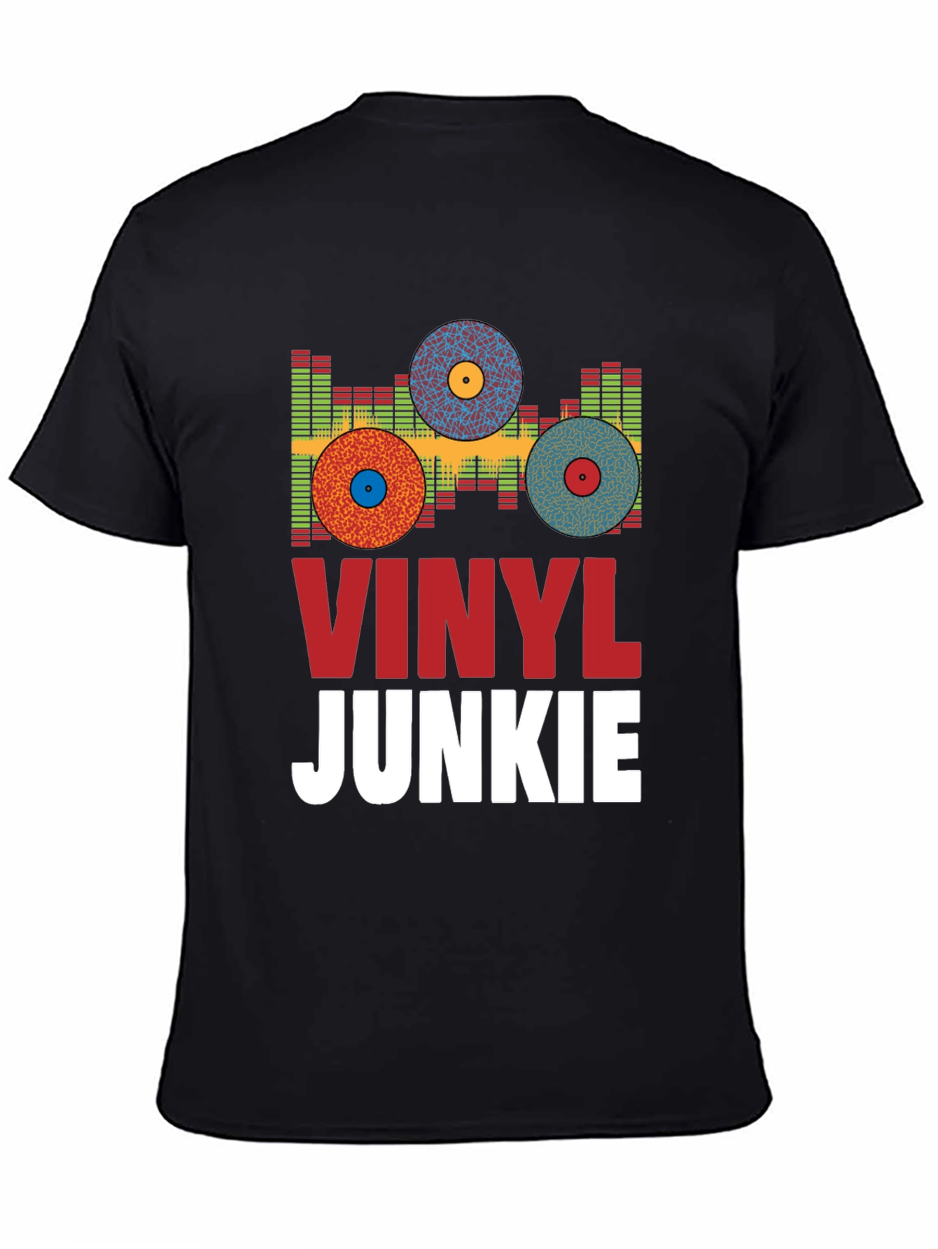 Vinyl Junkie Graphic Tee - Music Lover T-Shirt - 4
