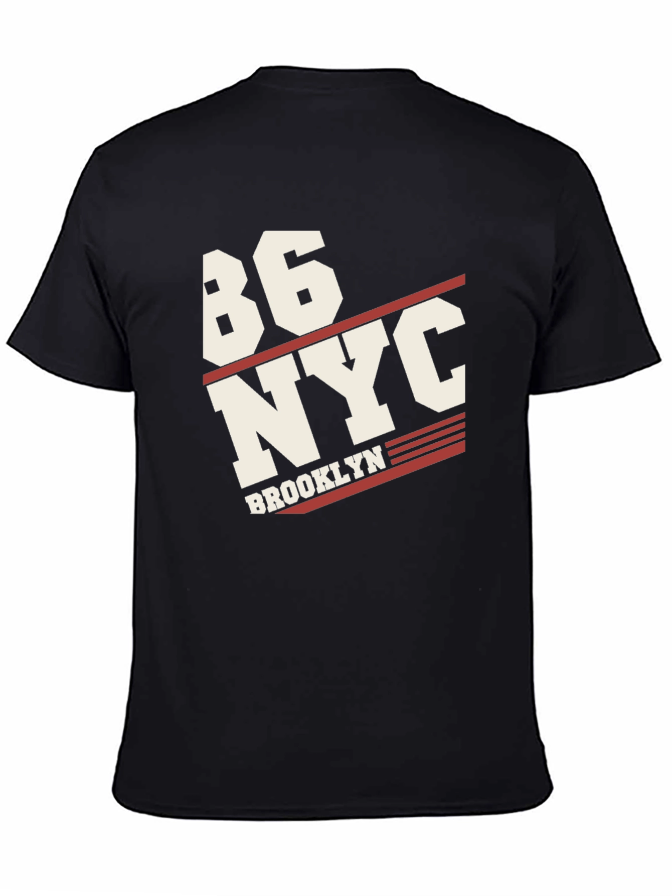Black 86 NYC Brooklyn Graphic T-Shirt view 4