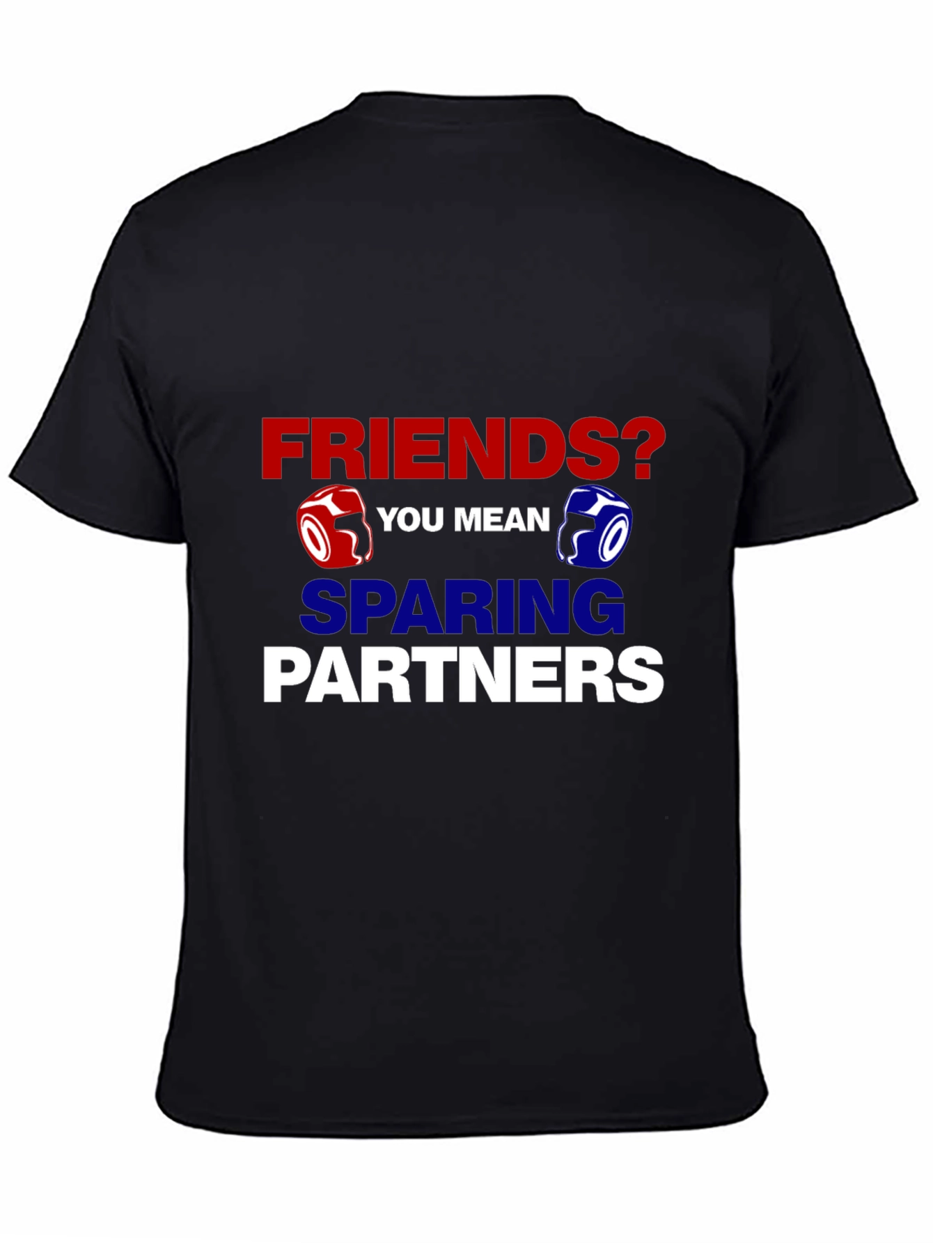 Black Friends? Sparring Partners Graphic Tee view 4