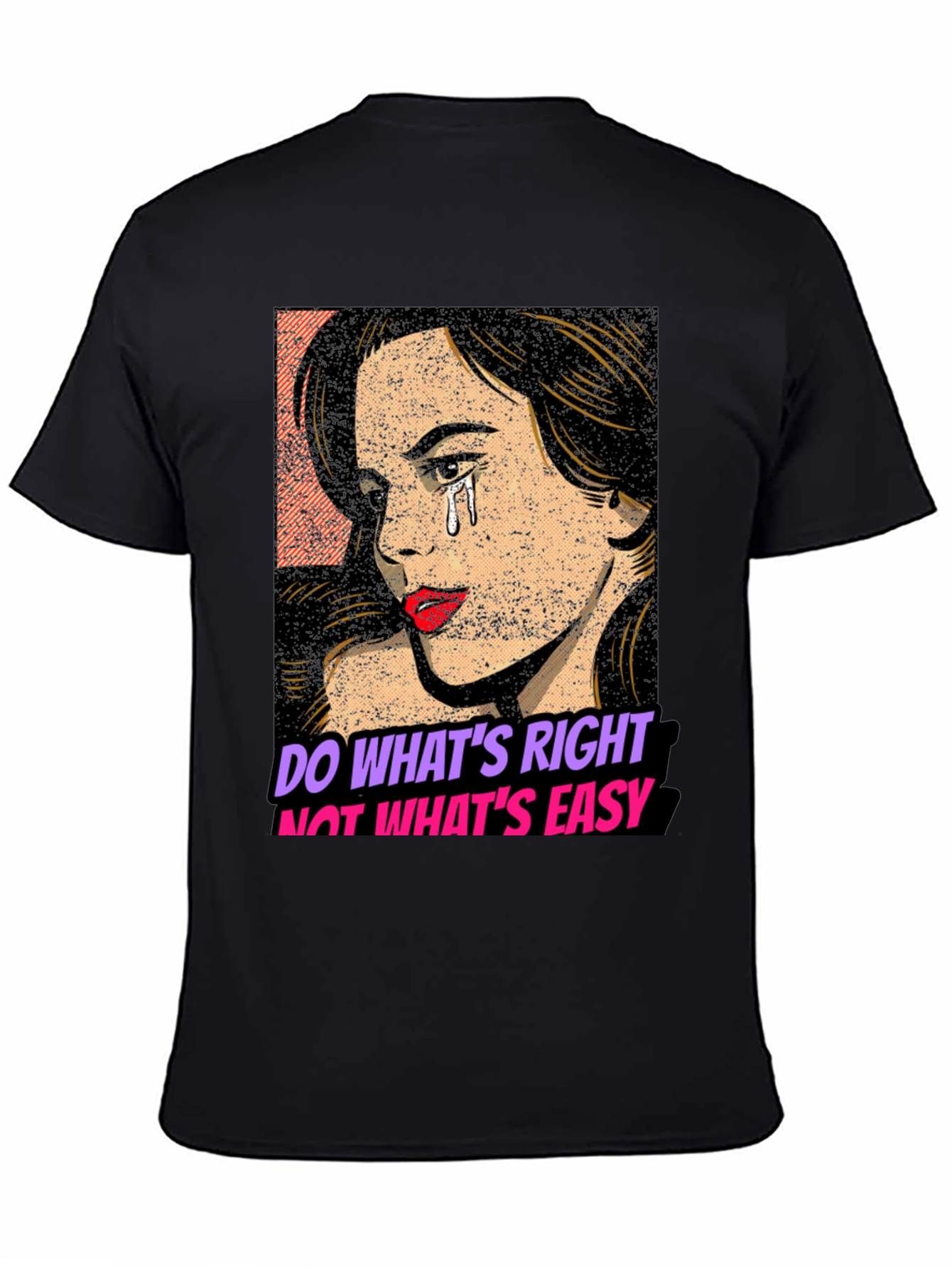 Black Do What's Right T-Shirt view 4