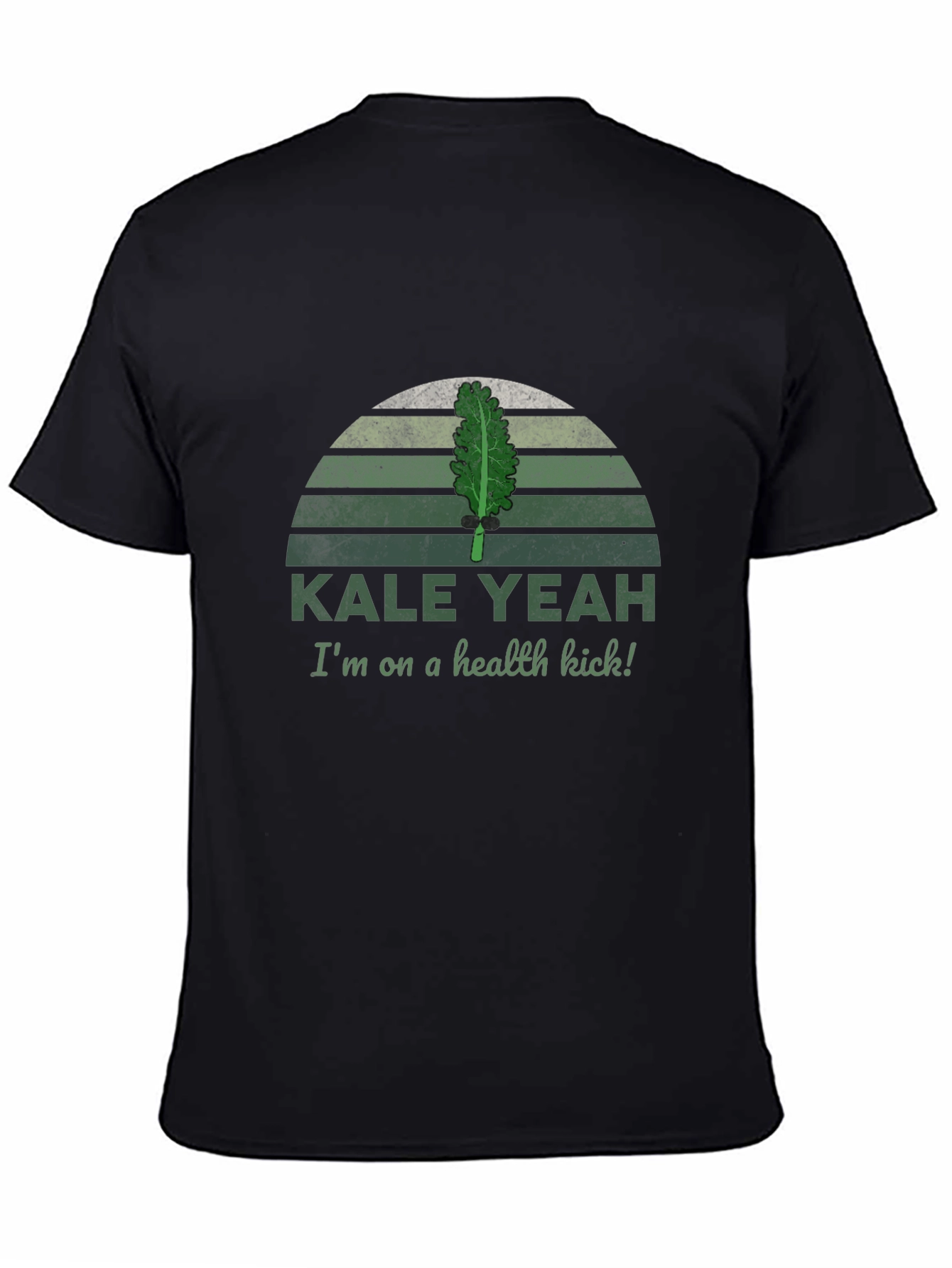 Black Kale Yeah! Health Kick Graphic Tee view 4