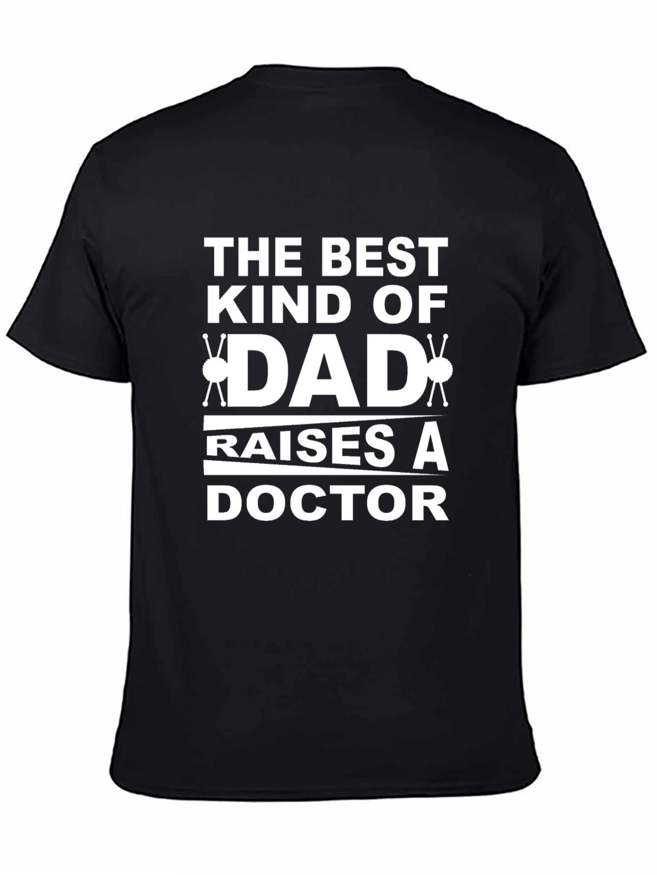 Black Dad Doctor T-Shirt view 4
