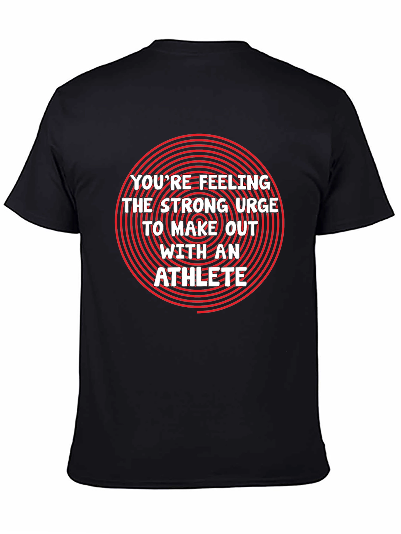 Black Athlete Urge Graphic Tee - Make Out With An Athlete Shirt view 4