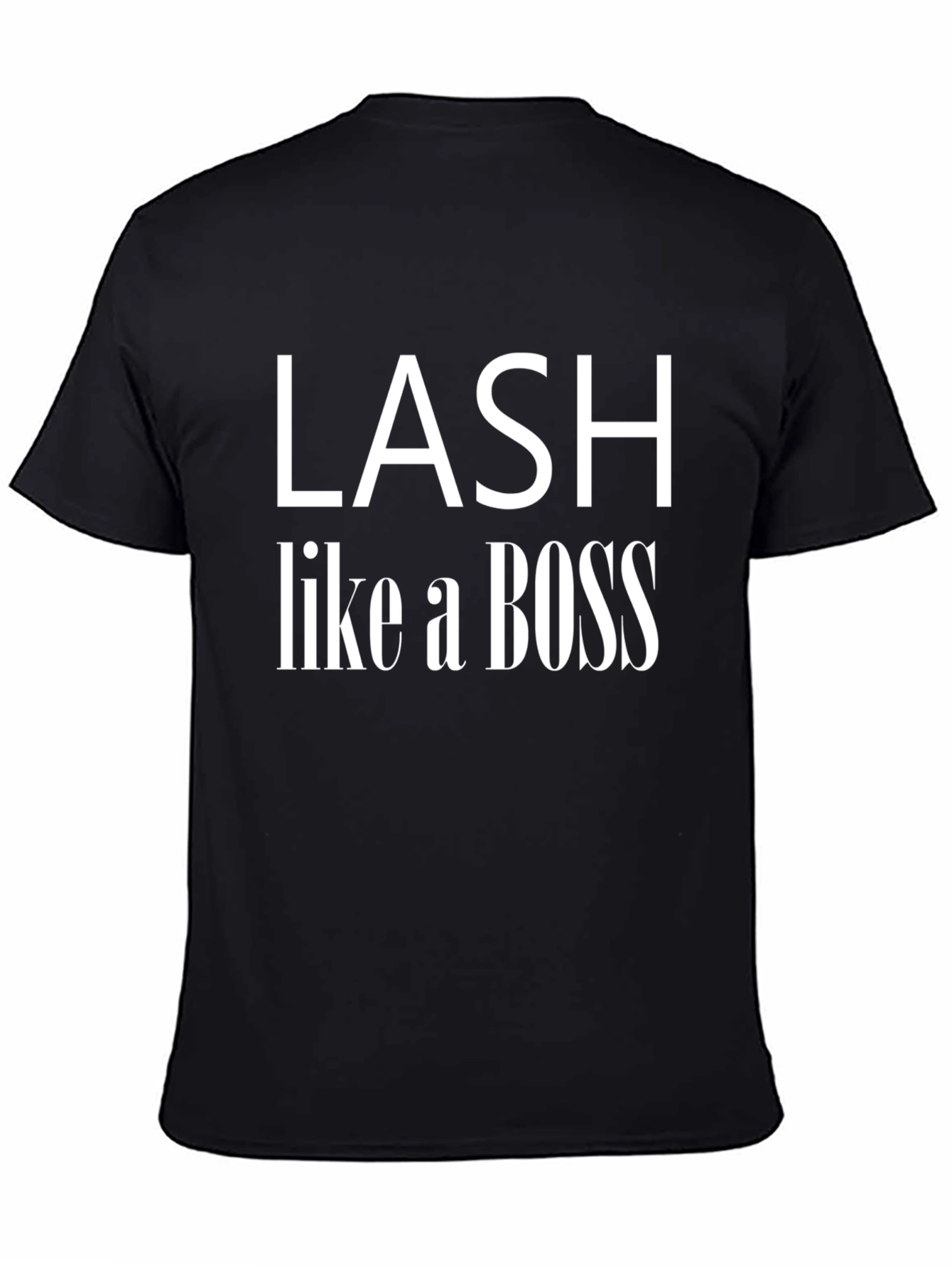 Black Lash Like a Boss Graphic Tee - Black view 4